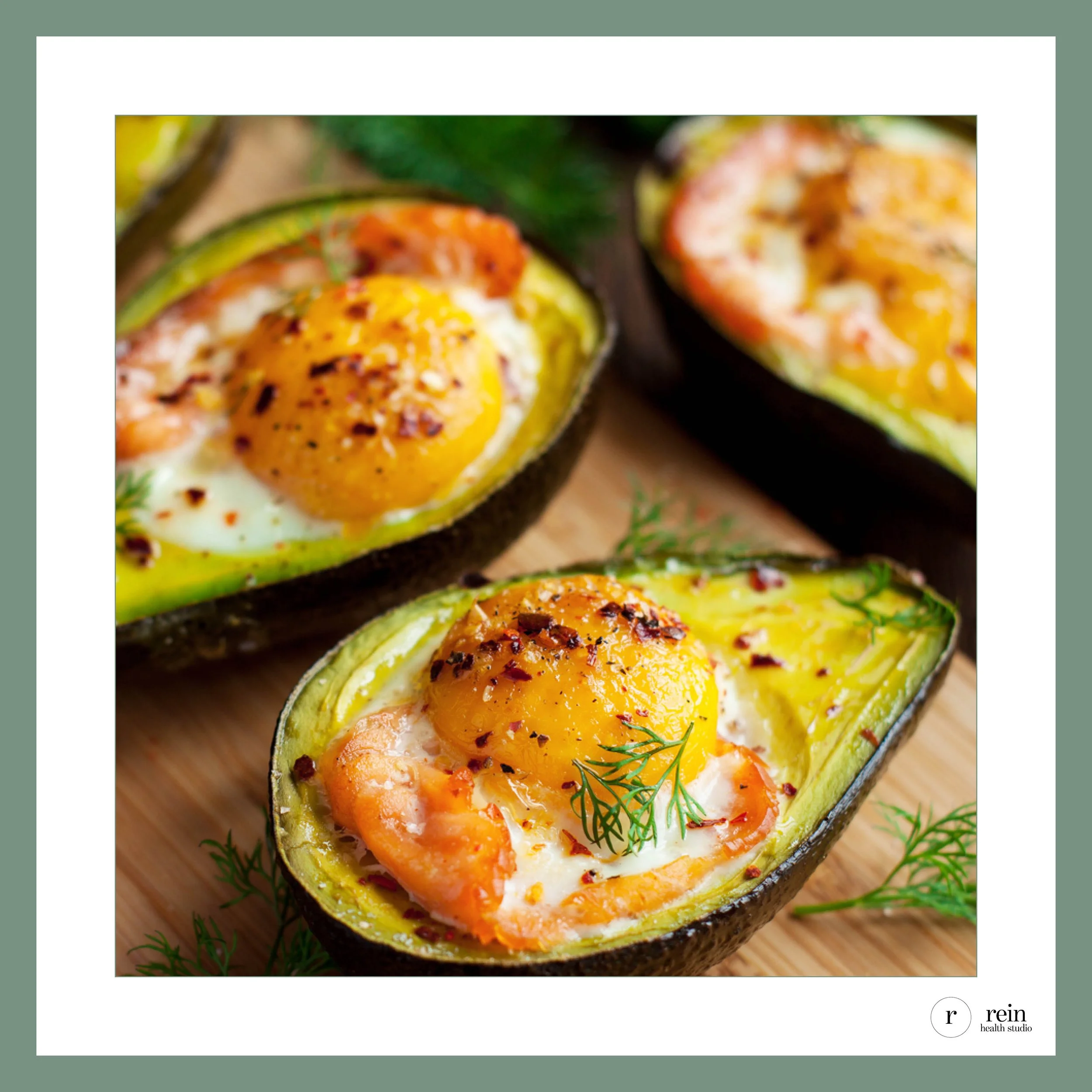 Smoked Salmon + Avocado Egg Cups