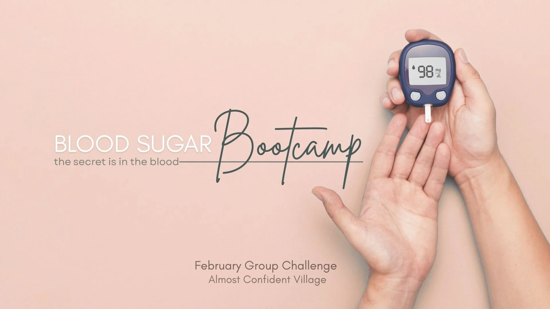 Blood Sugar Bootcamp