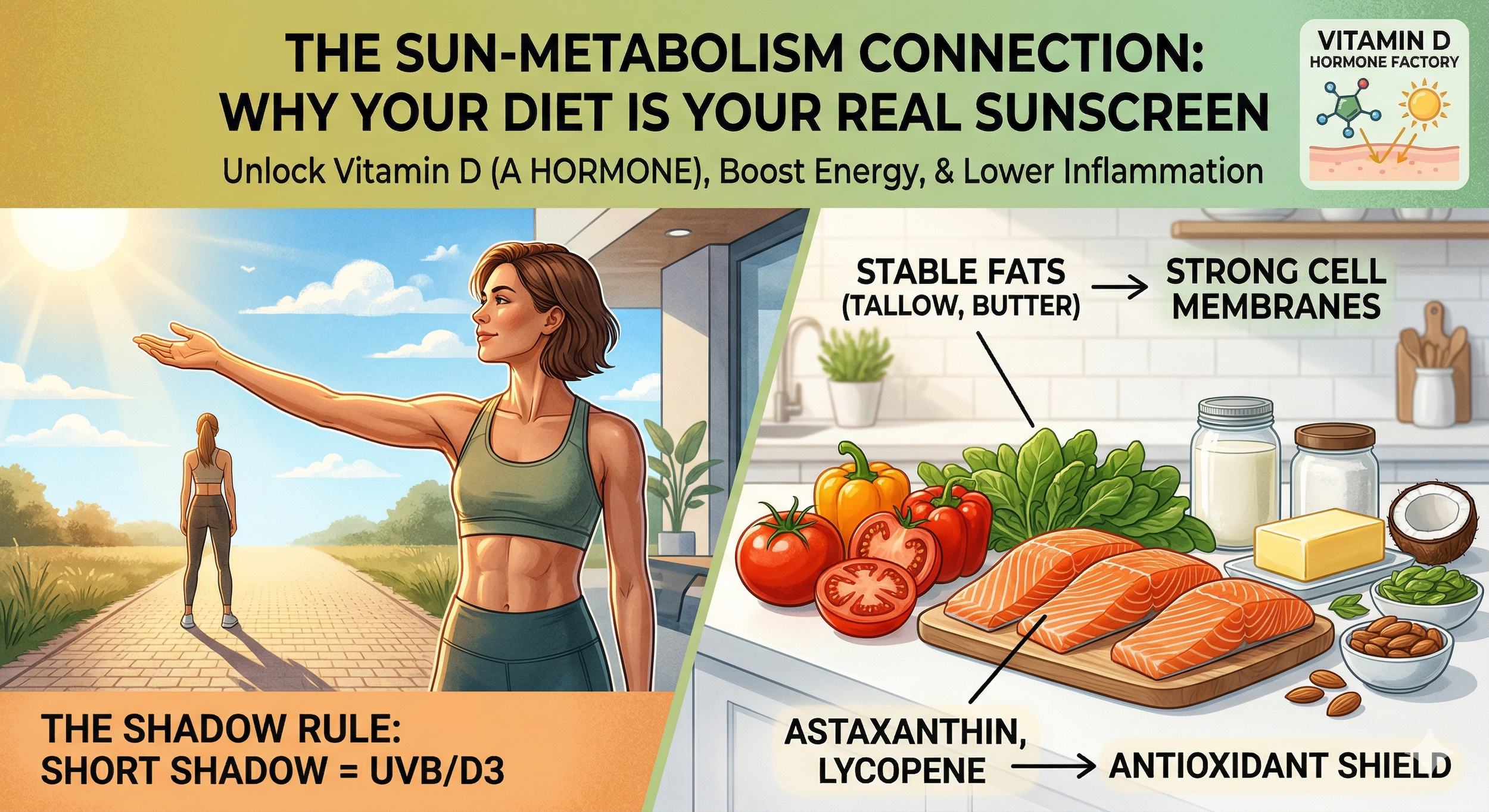 The Sun-Metabolism Connection: Why Your Diet is Your Real Sunscreen