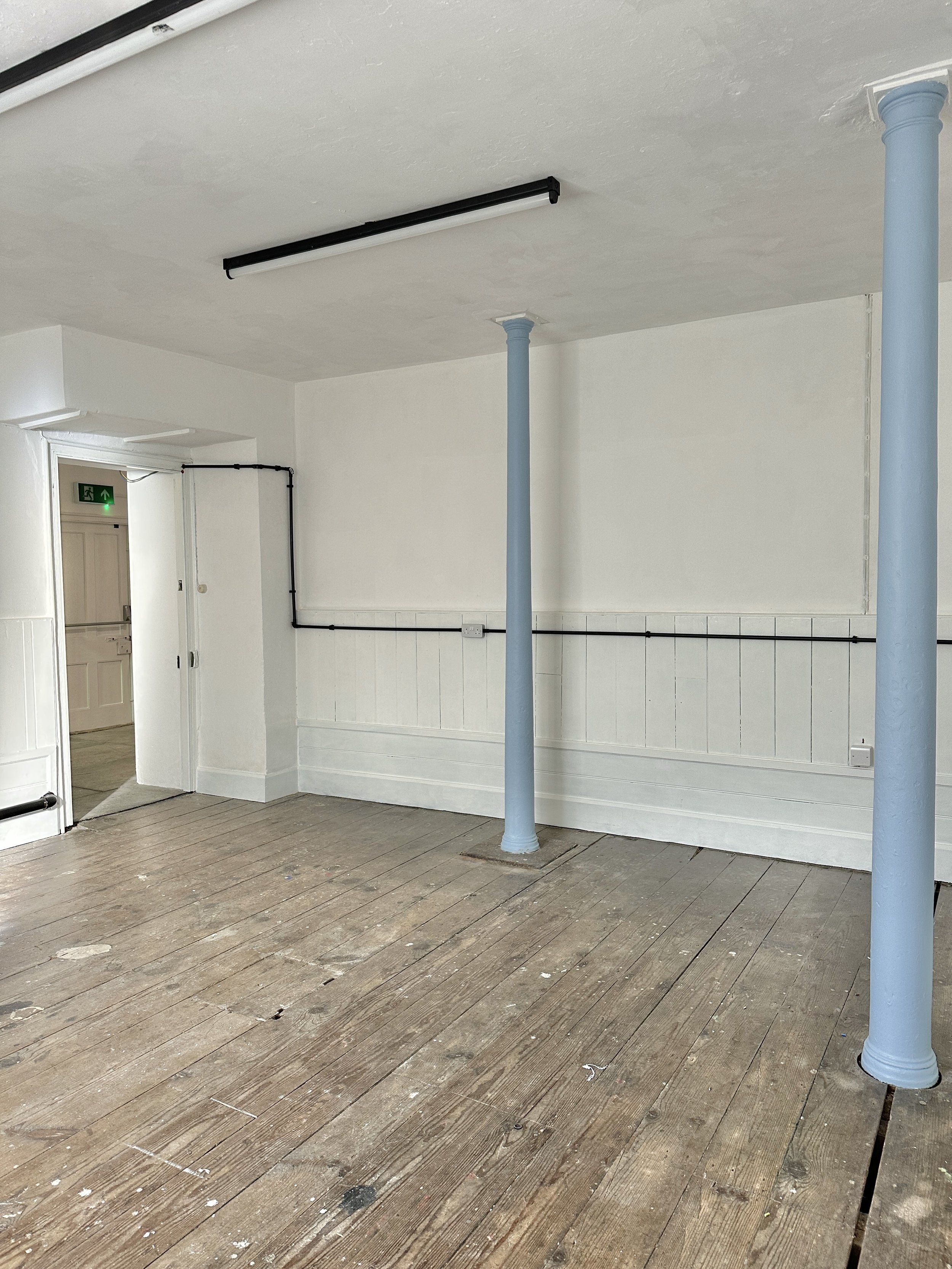 An artists studio.