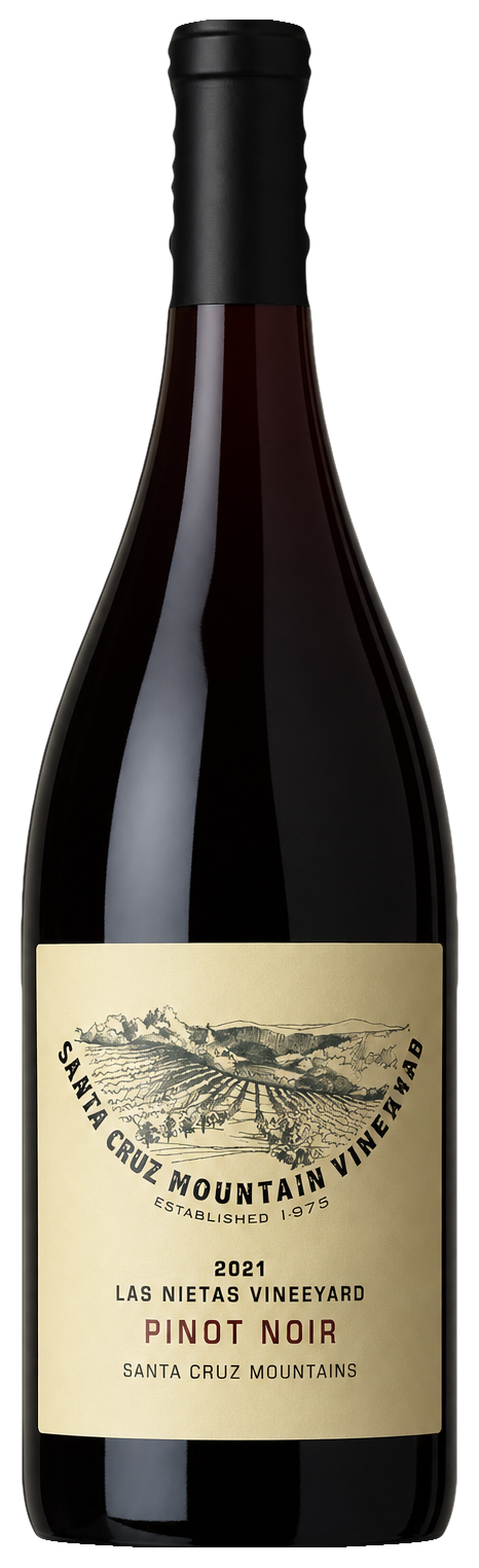 Bottle of Santa Cruz Mountain Vineyard 2021 Las Nietas Vineyard Pinot Noir