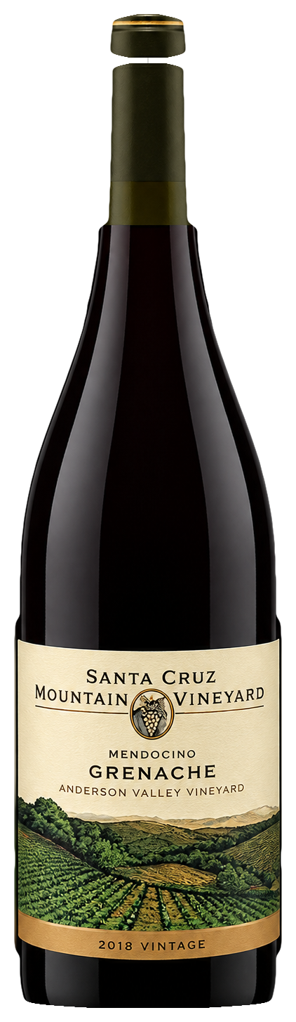Bottle of Santa Cruz Mountain Vineyard Mendocino Grenache, Anderson Valley Vineyard