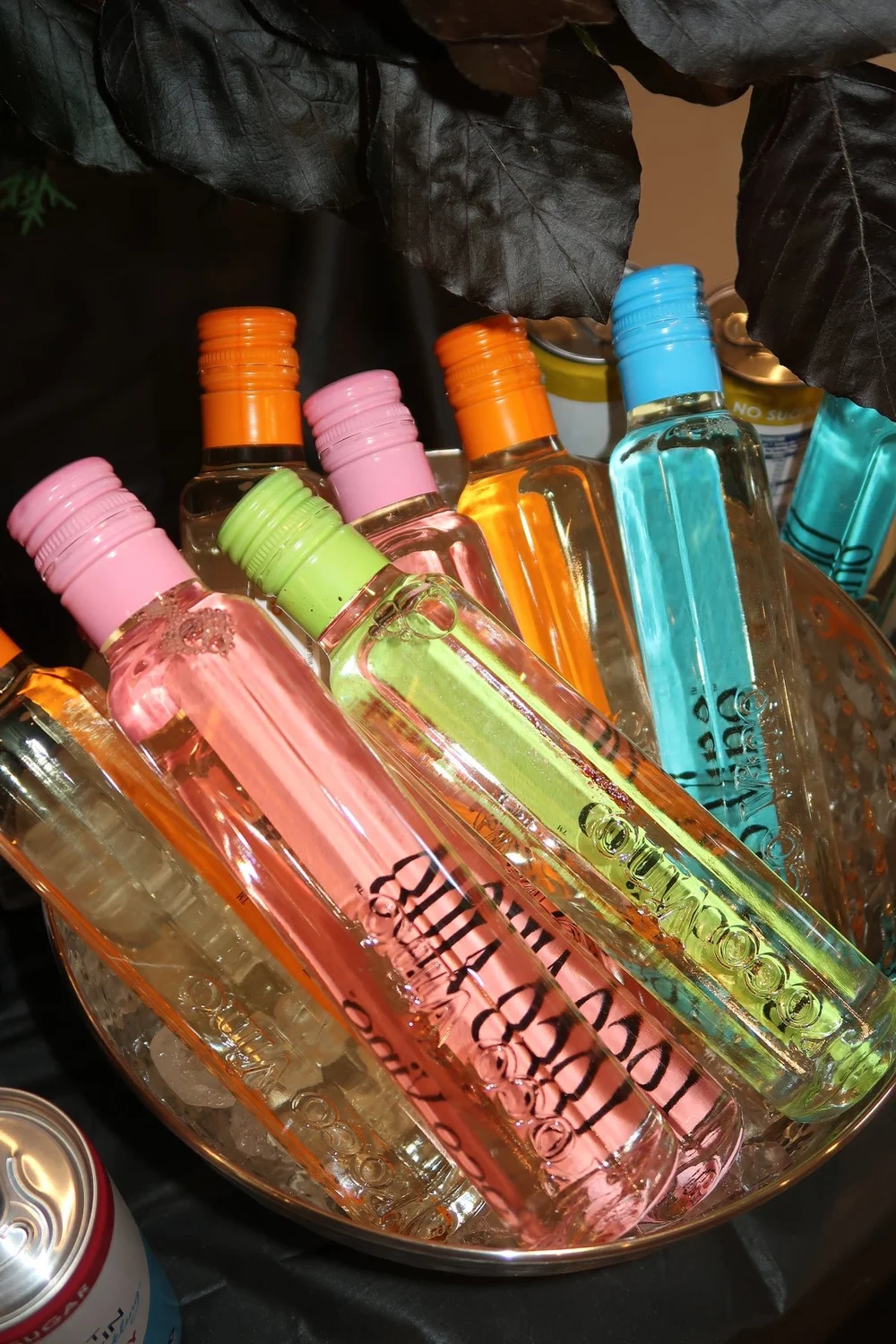Poco Vino bottles on ice