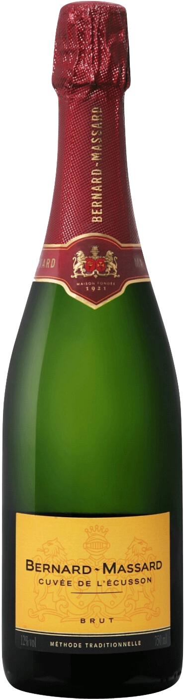 Bottle of Bernard-Massard Cuvée de l'Écusson Brut sparkling wine