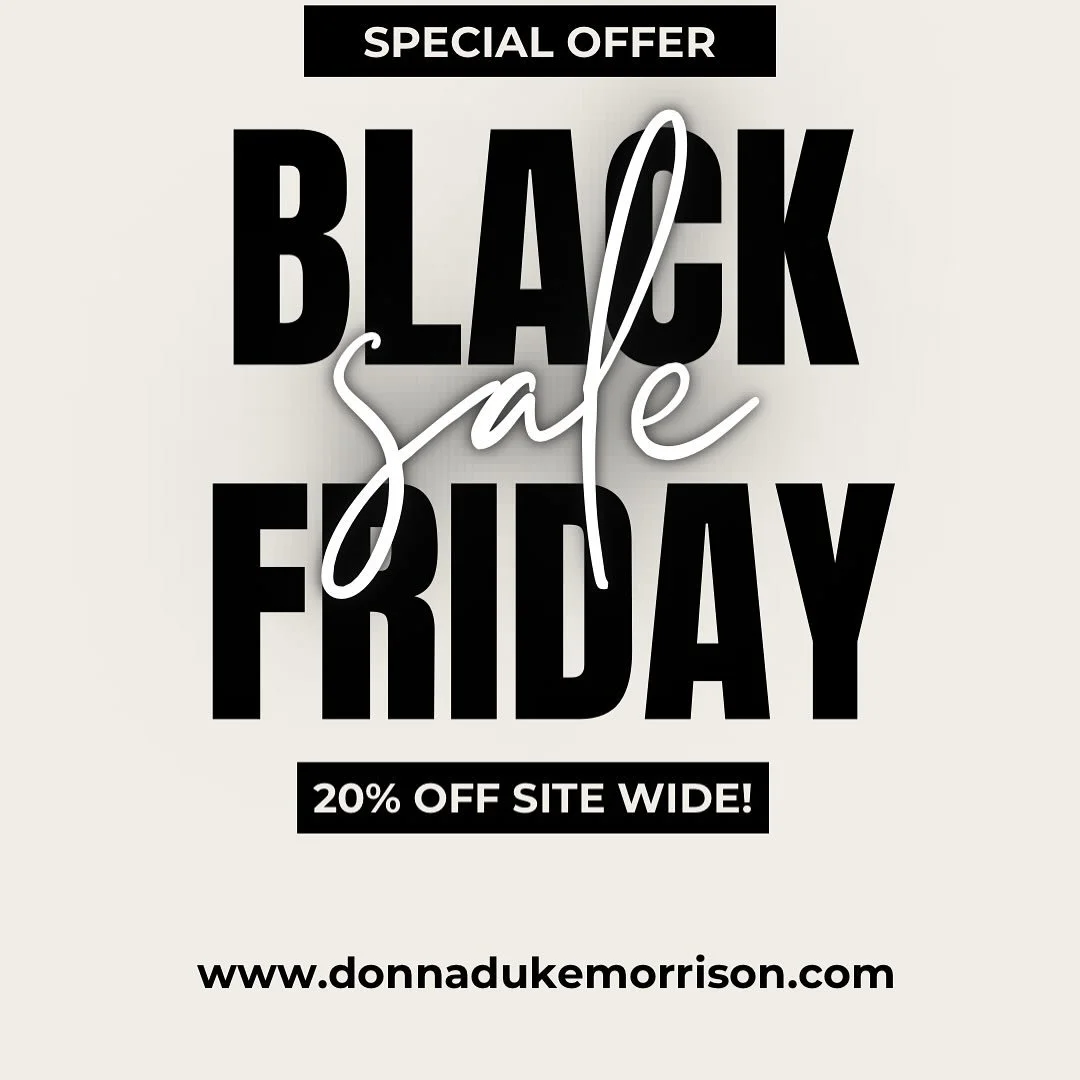✨ Black Friday Sale is LIVE! ✨
Treat yourself&mdash;or someone on your holiday list&mdash;to beautiful artwork this season!
🖼️ Enjoy 20% OFF when you spend $100 or more at donnadukemorrison.com
🎁 Sale ends December 2nd, so don&rsquo;t wait!
And the