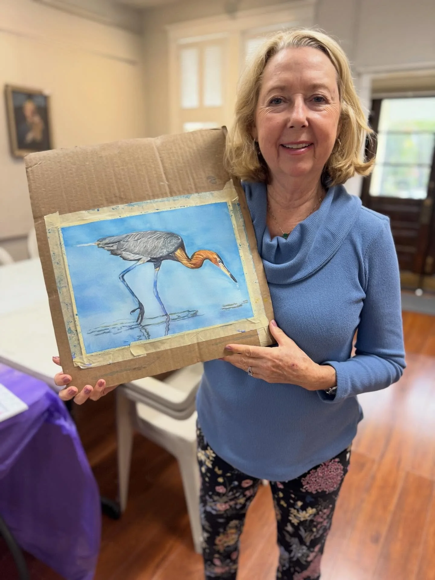 Today was the bomb in watercolor class as I had four great finishes from four equally smart and directed painters. Come join the watercolor fun at Tampa Regional Artists, 705 W. SwannAve. #WatercolorPainting #PaintingClasses #Painting #LearnToPaint.