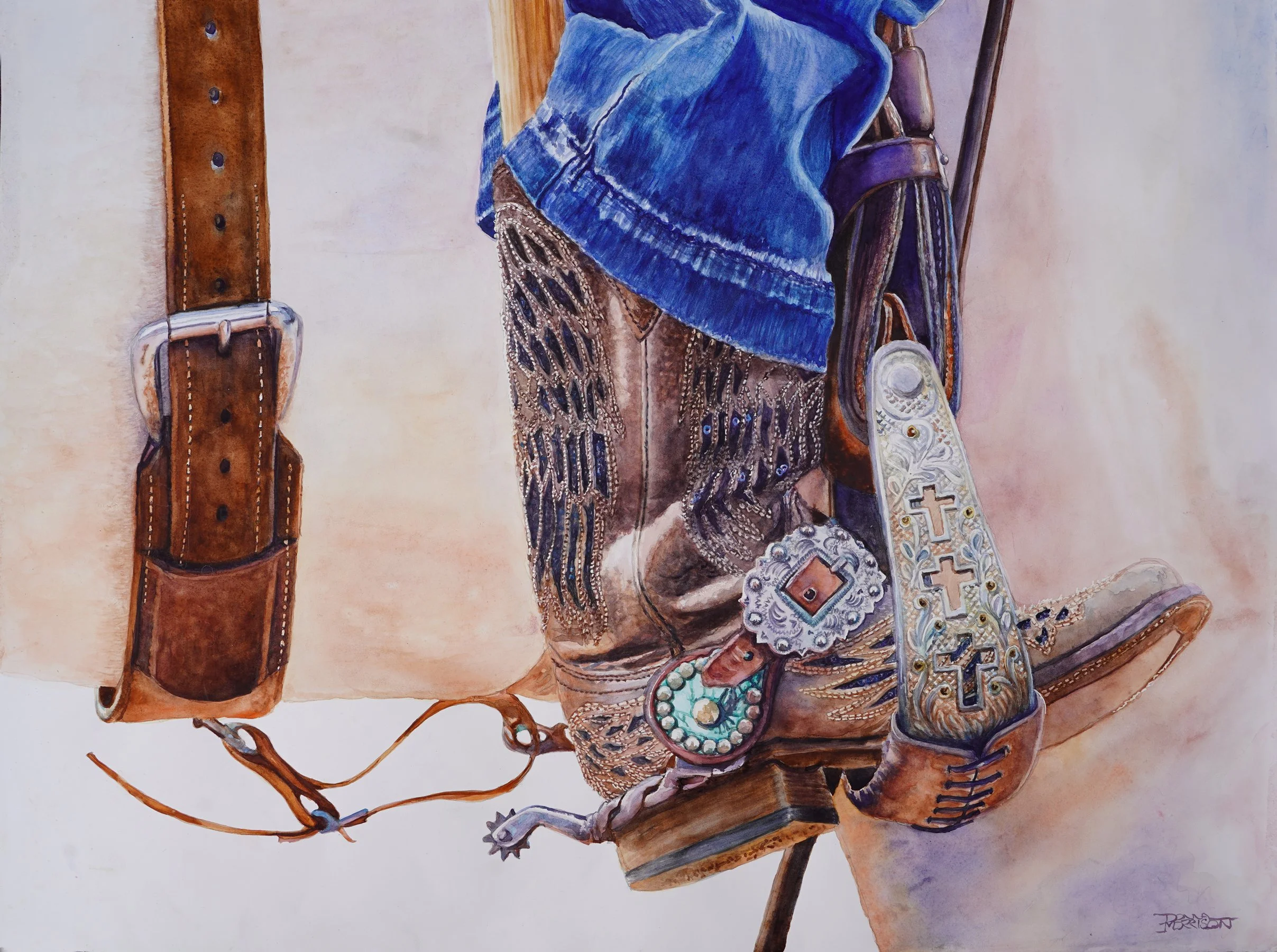 Flag Girl in Waiting