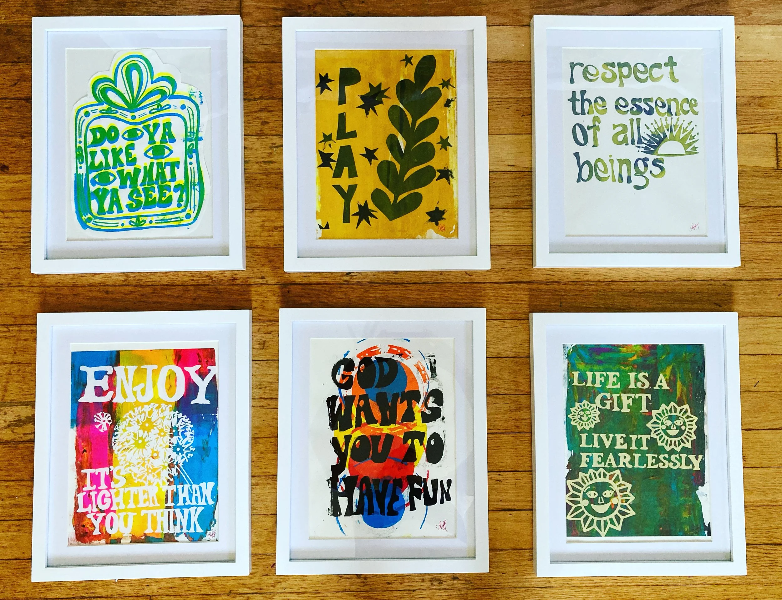 framed screenprints.JPG