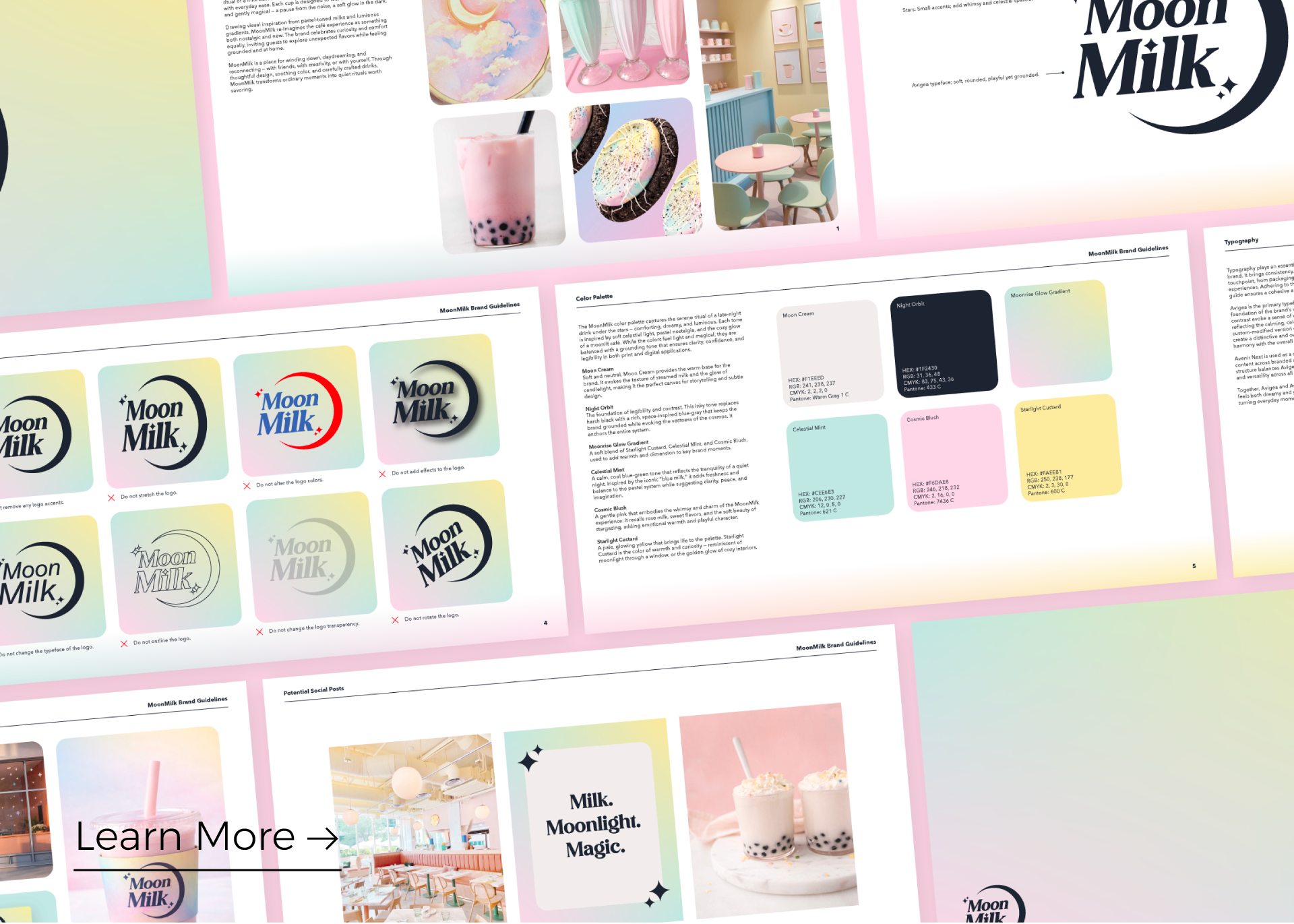 MoonMilk Brand Concept