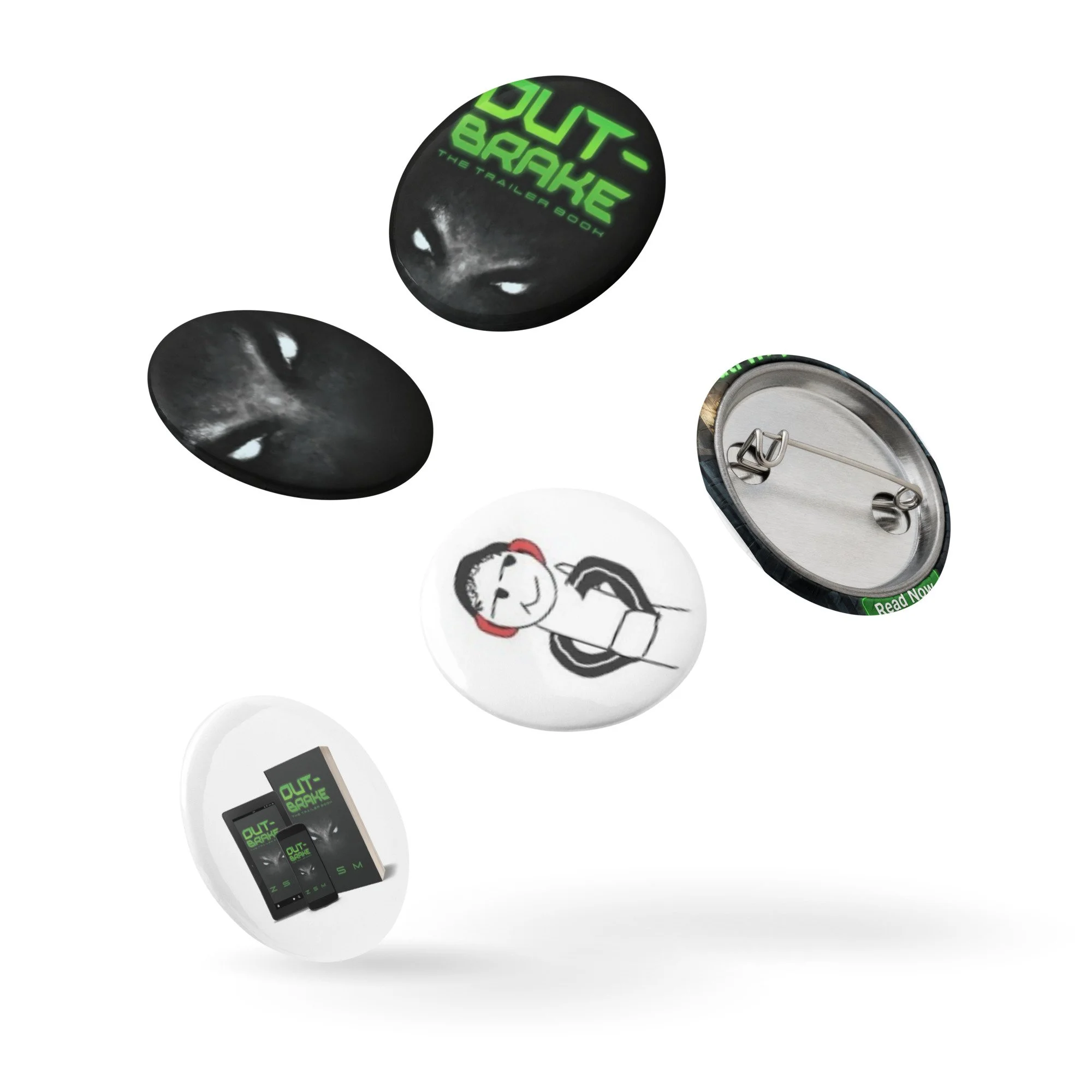 Set of Out-Brake pin buttons