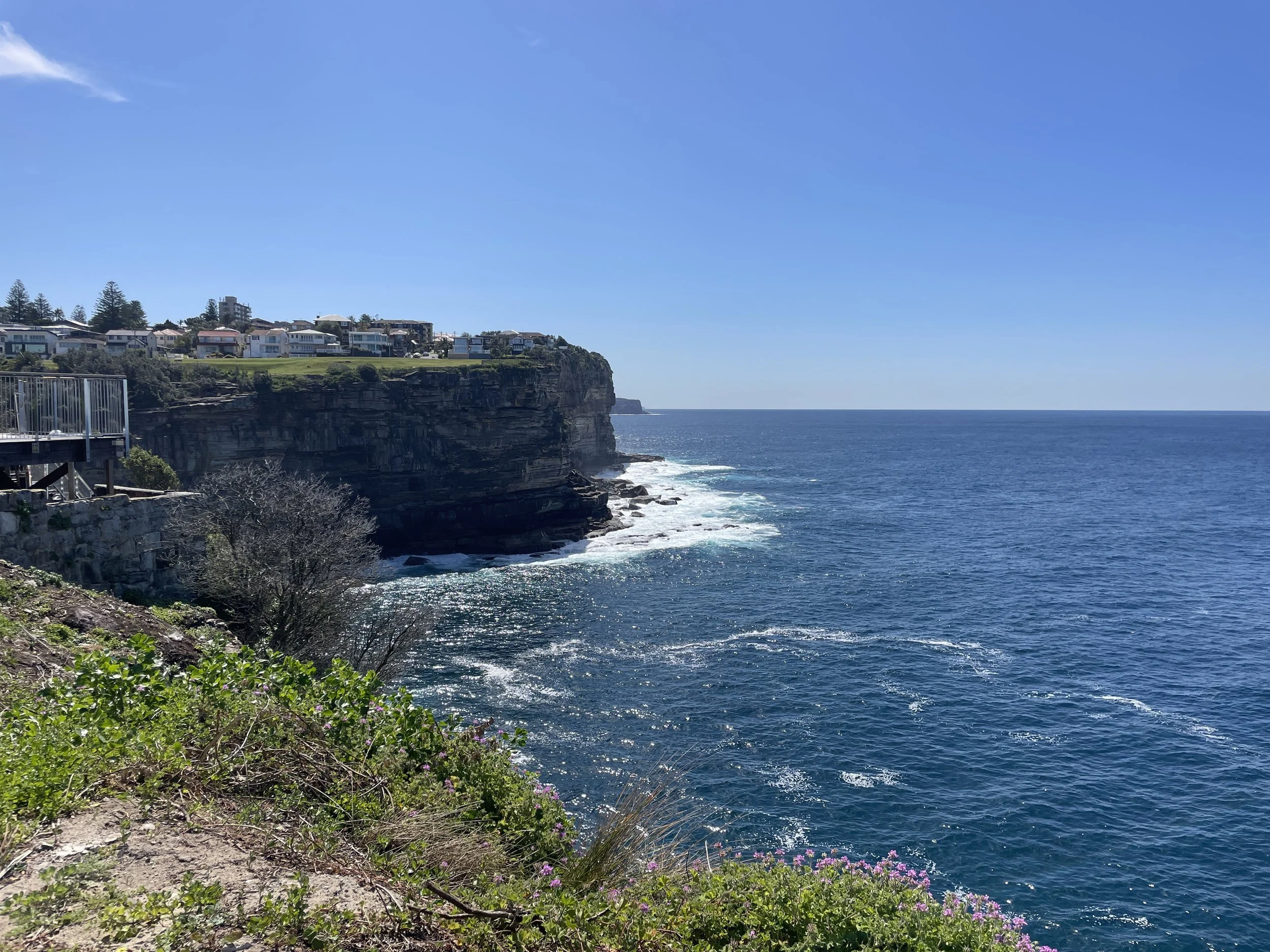 Bondi Beach and the Cliffs