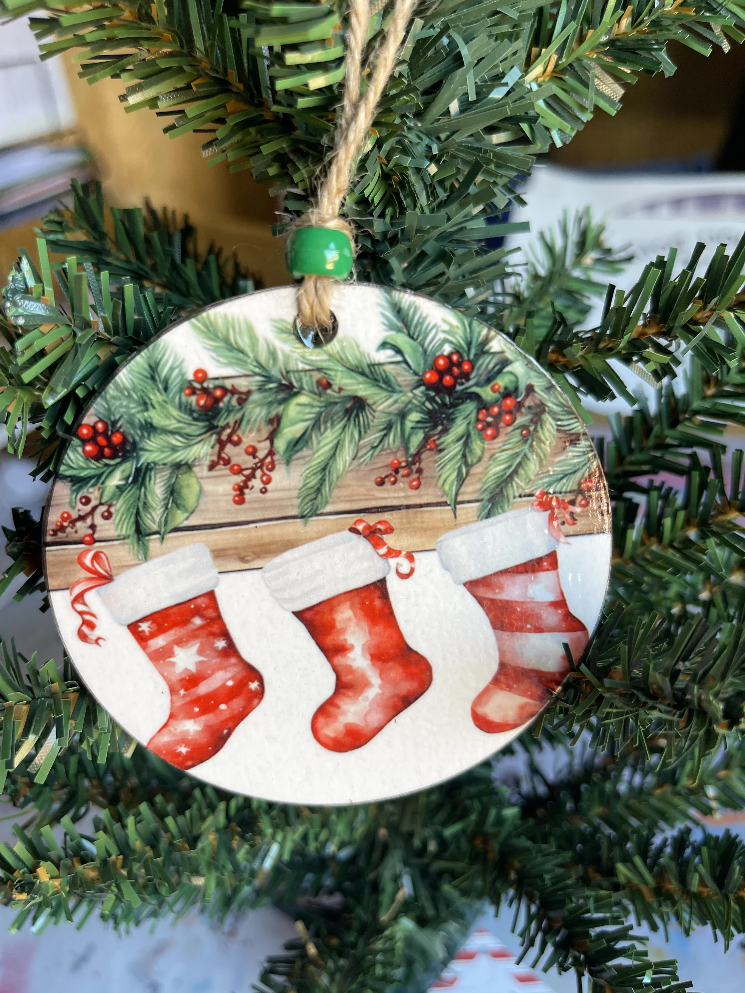 3 Spot Christmas Stocking