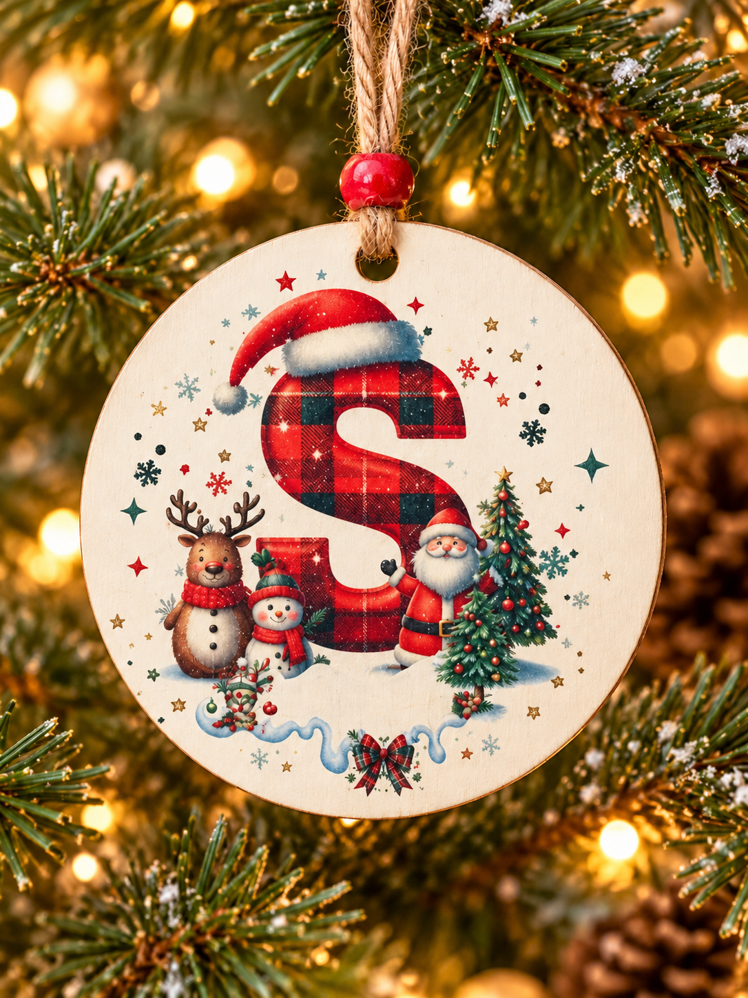 S - Personalized Ornament