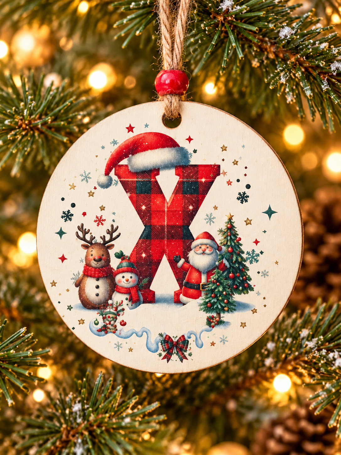 X - Personalized Ornament