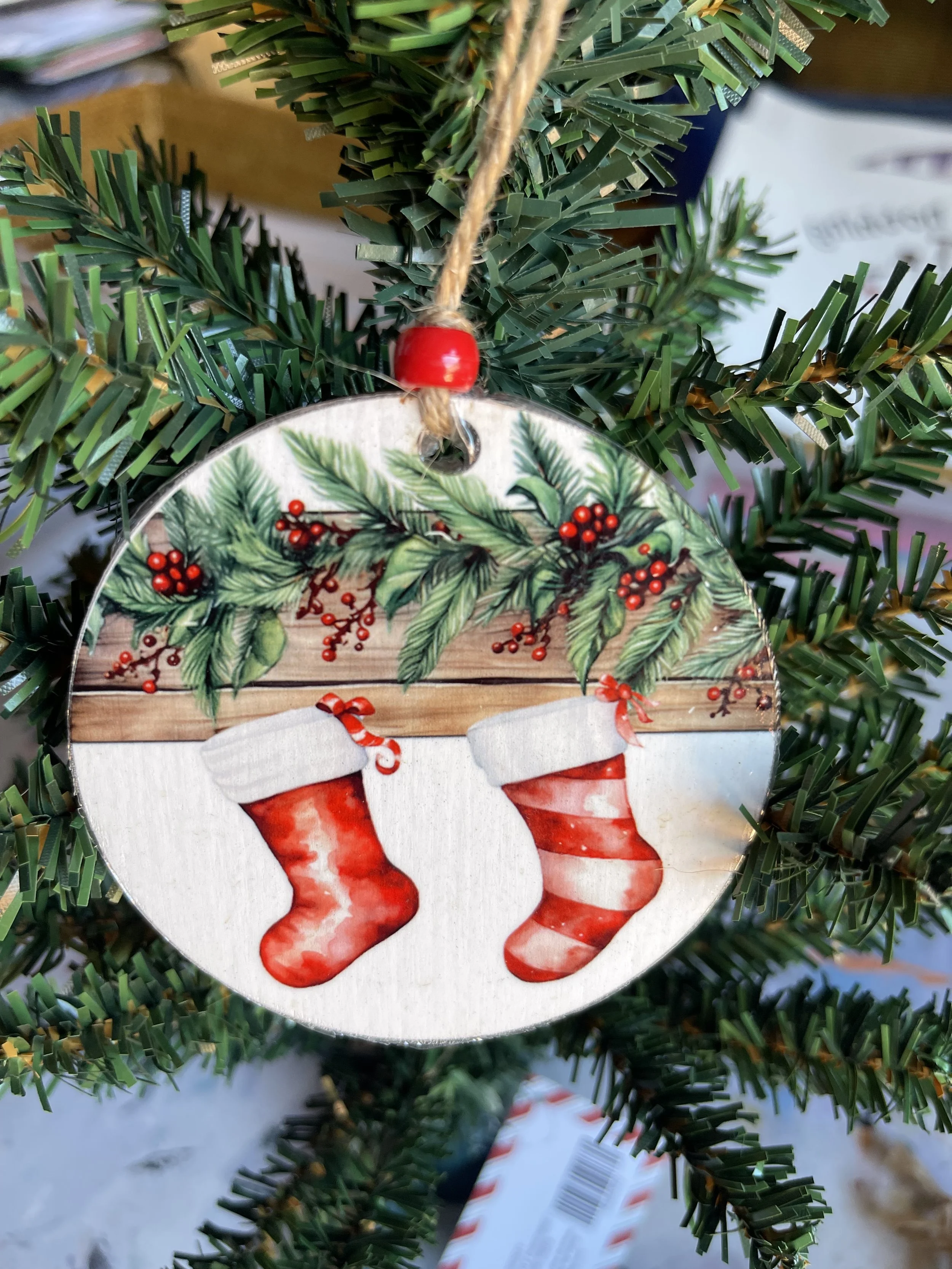2 Spot Christmas Stocking