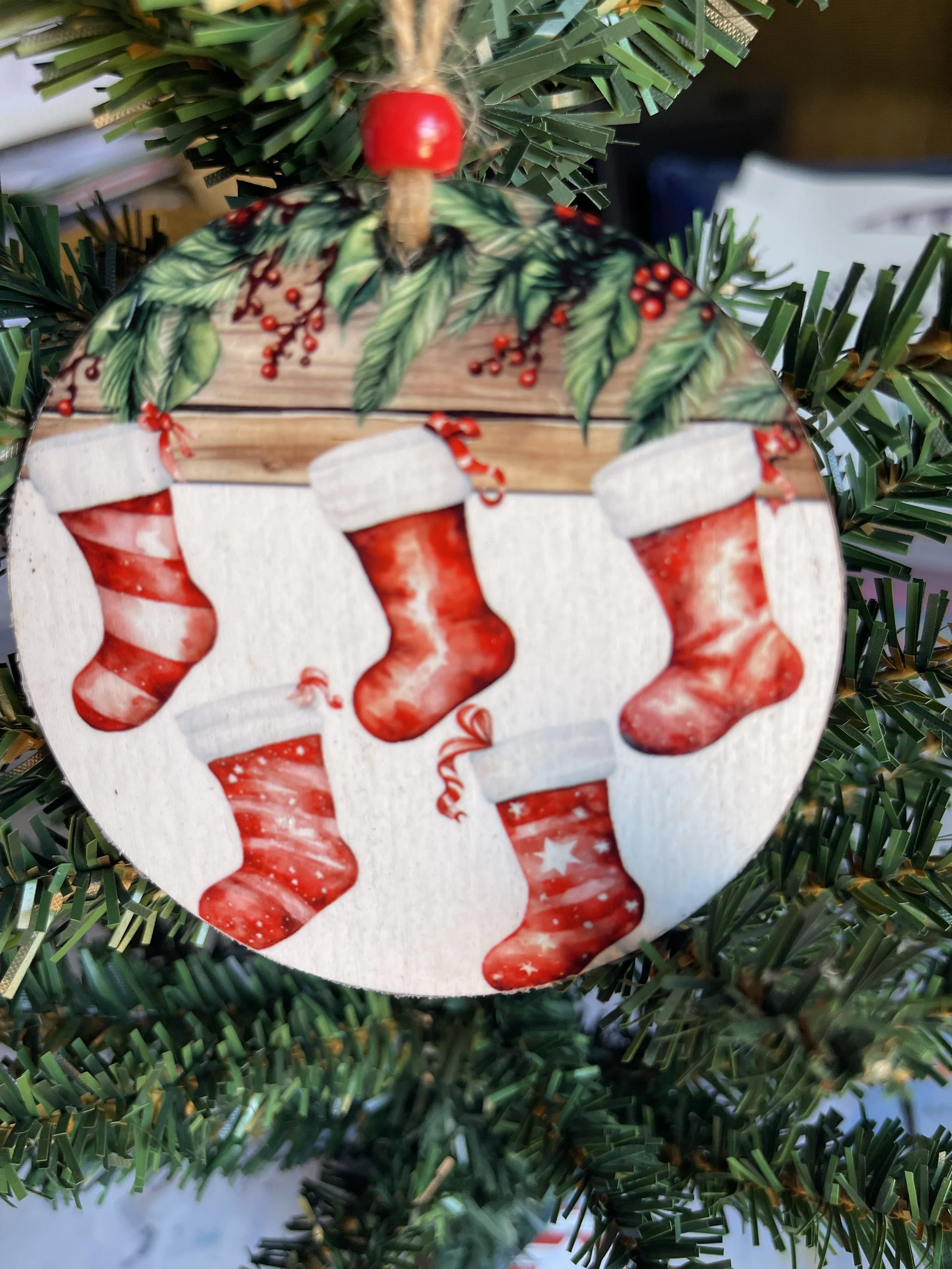 5 Spot Christmas Stocking
