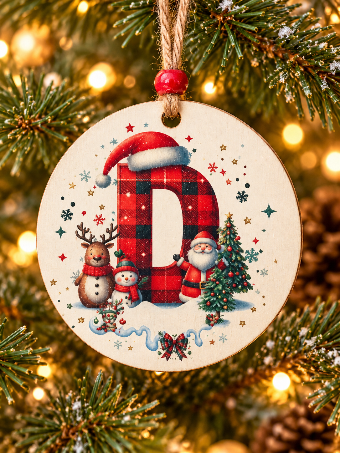 D - Personalized Ornament