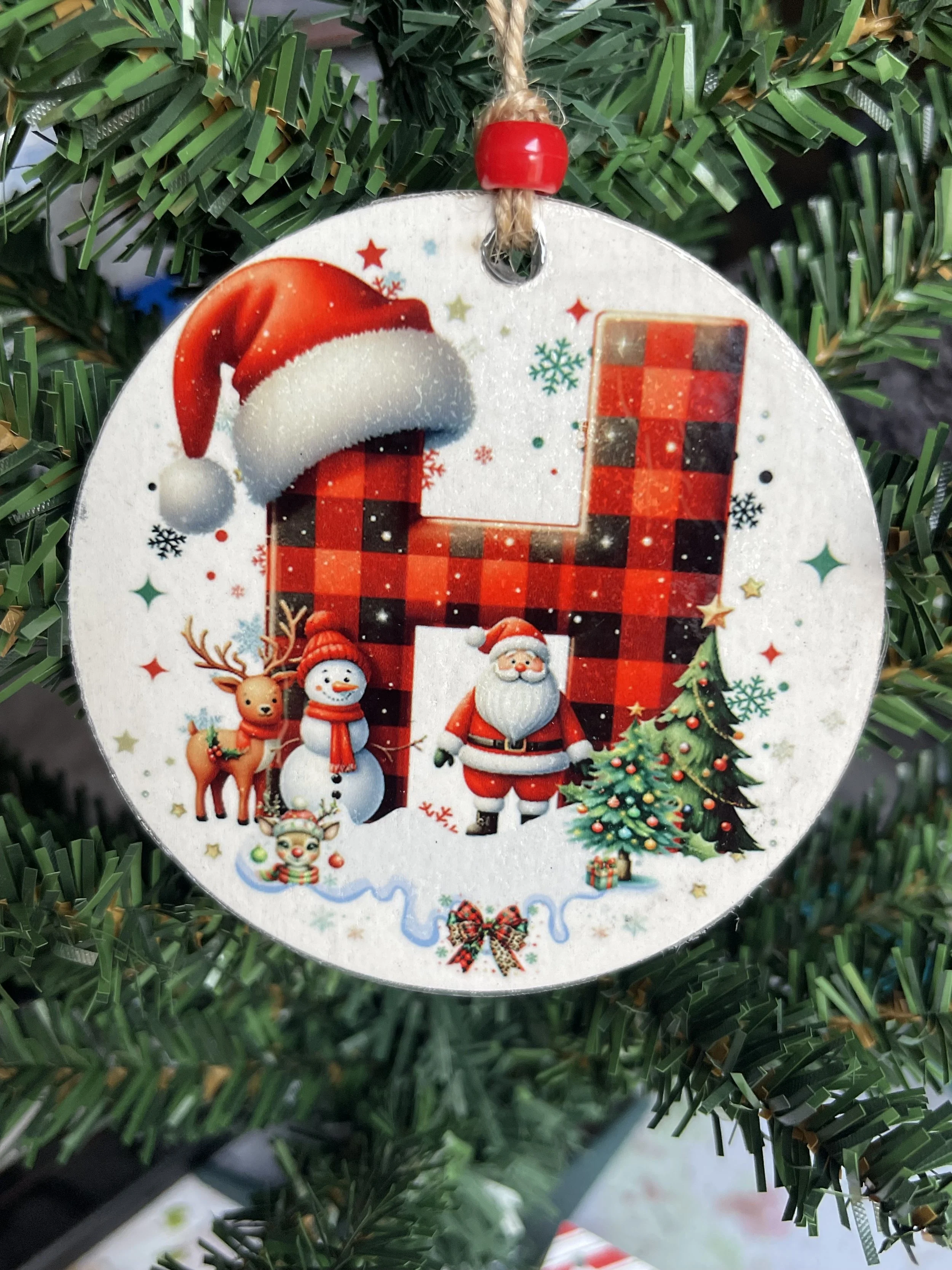 H - Personalized Ornament