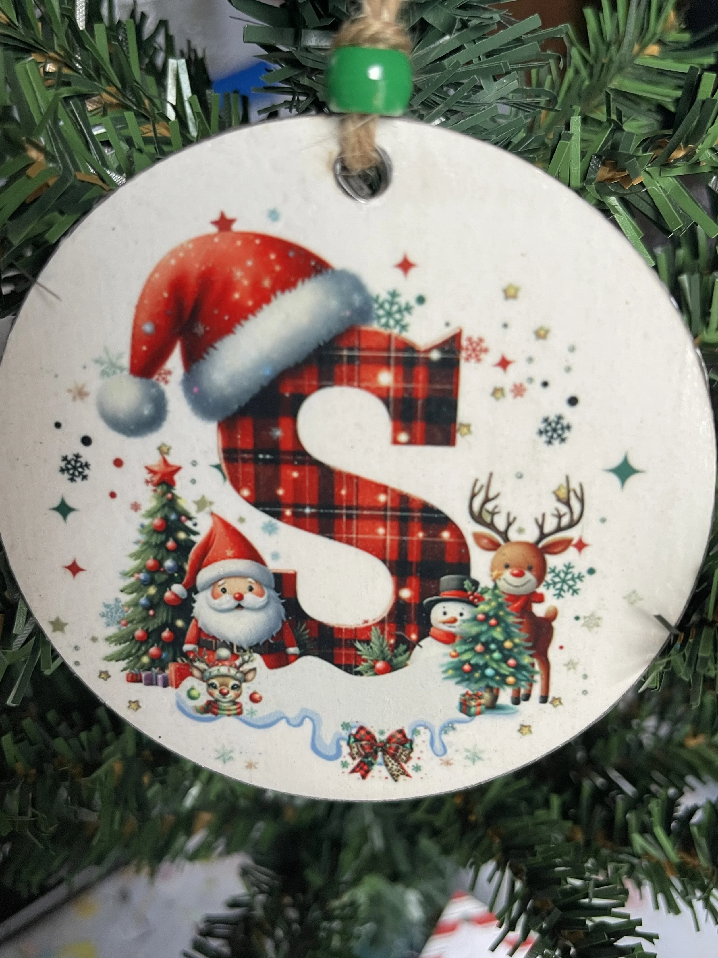 S - Personalized Ornament