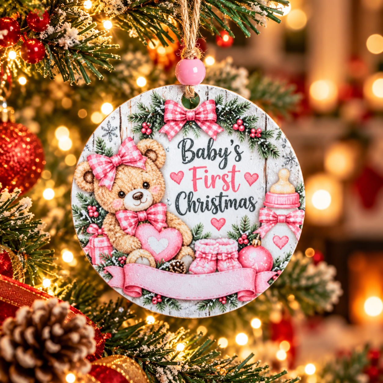 Personalized Baby’s First Christmas Ornament