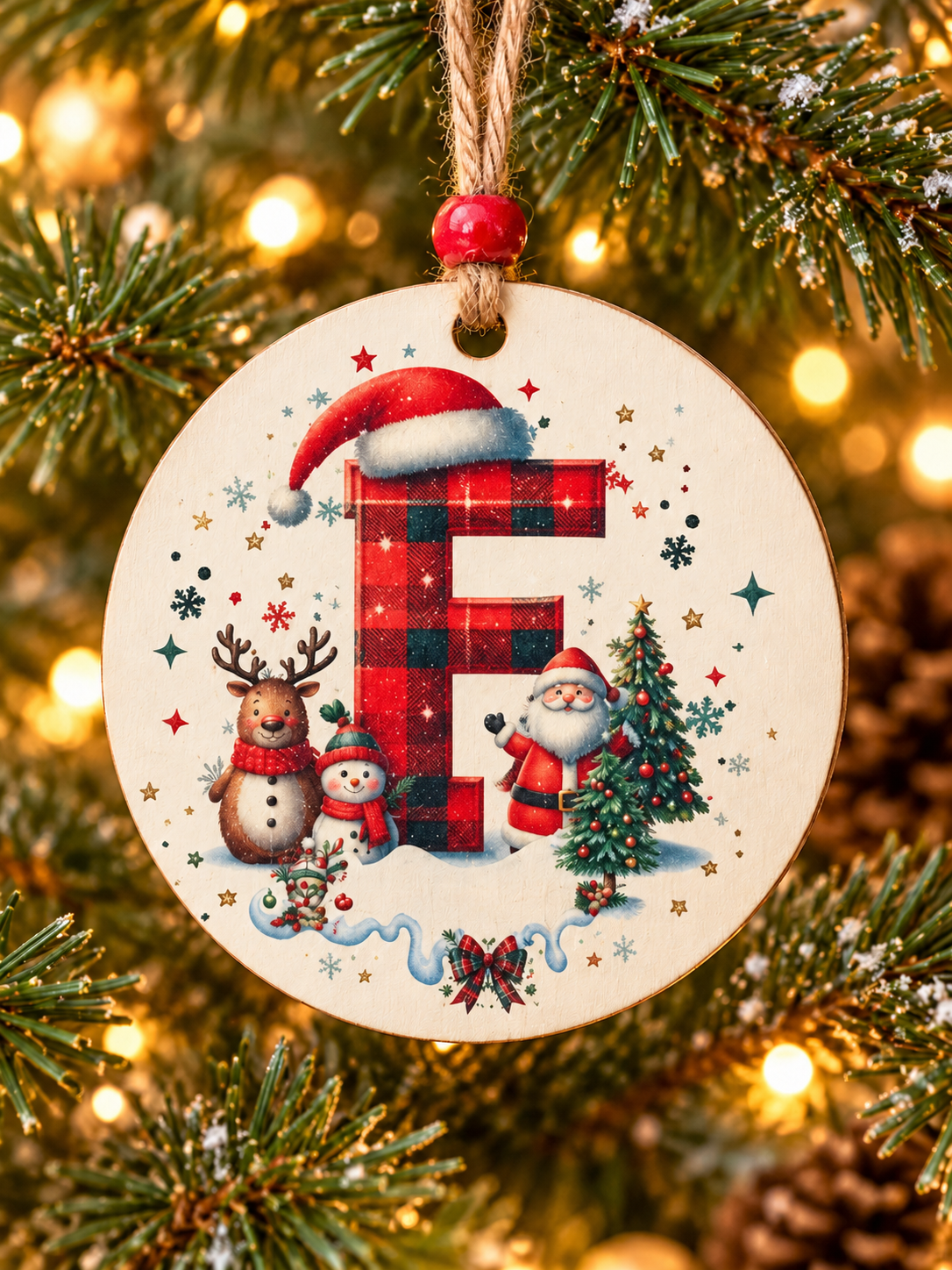 F - Personalized Ornament