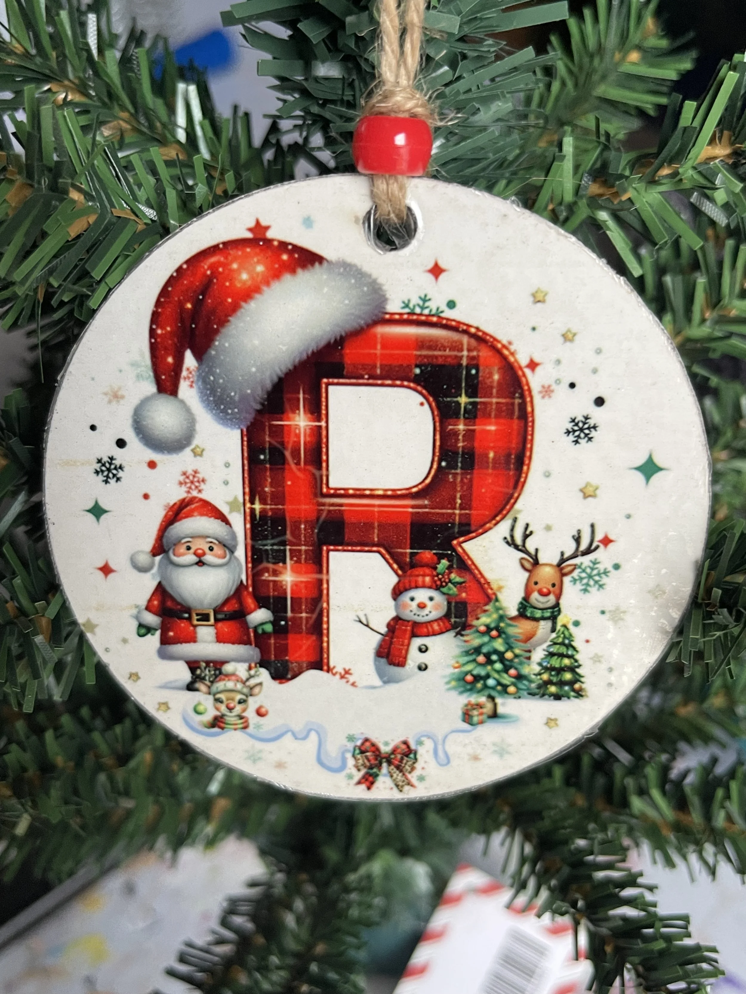 R - Personalized Ornament