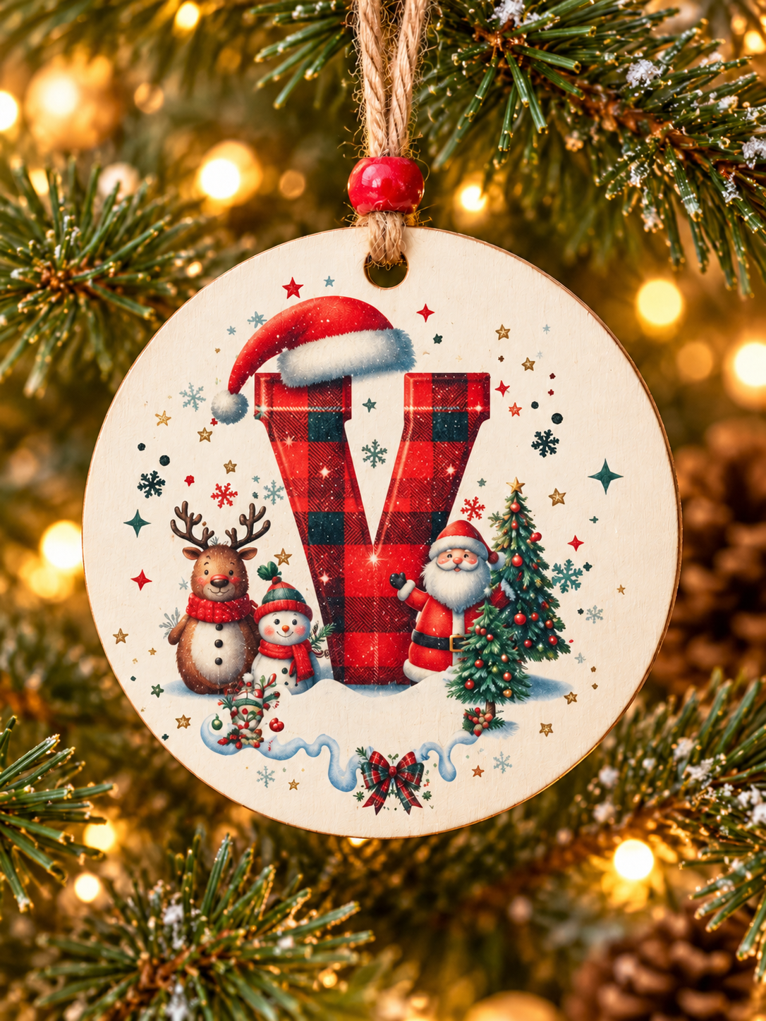 V - Personalized Ornament