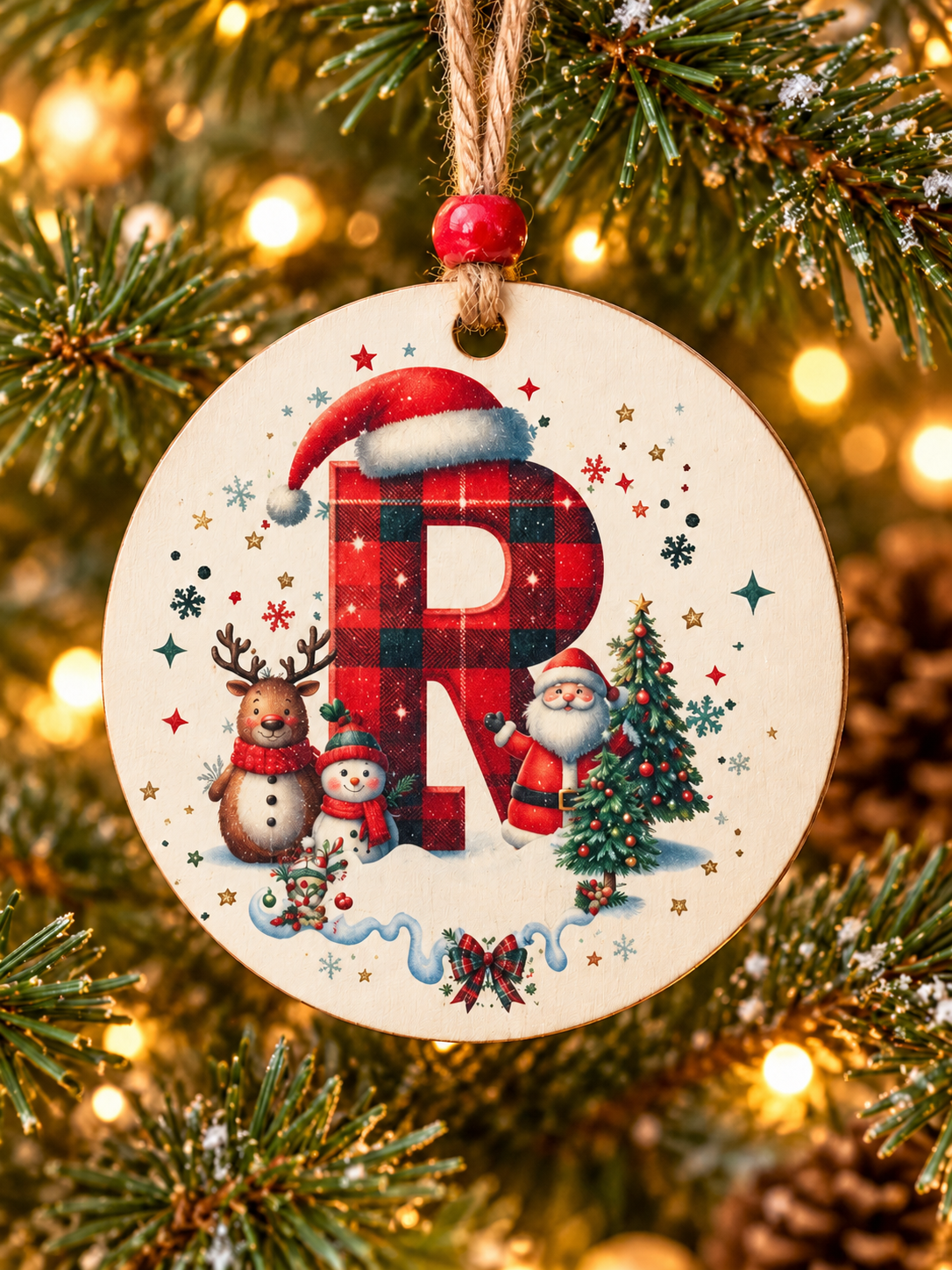 R - Personalized Ornament