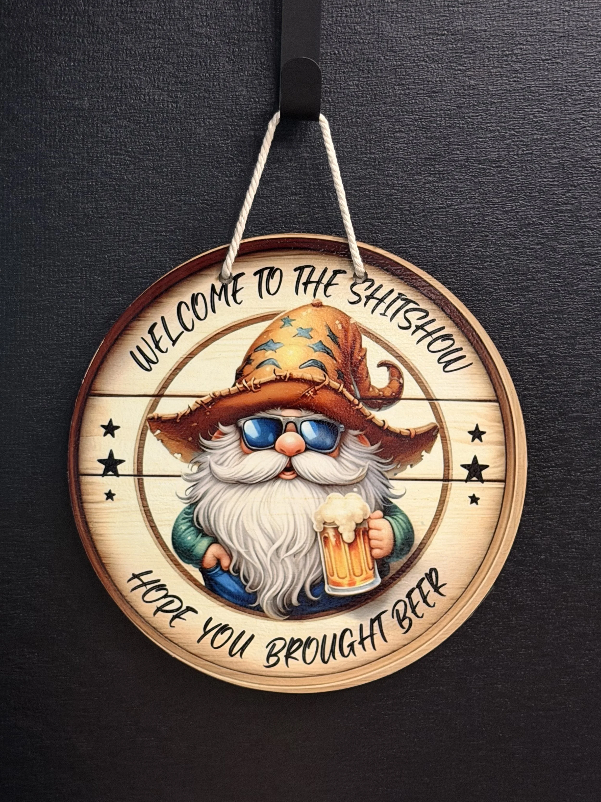 Welcome to the Shitshow 10inch Door Wreath