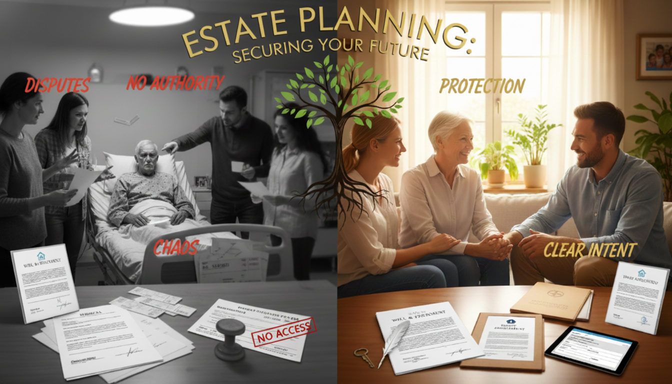 Modern house situated on a hillside surrounded by grass and mountains.