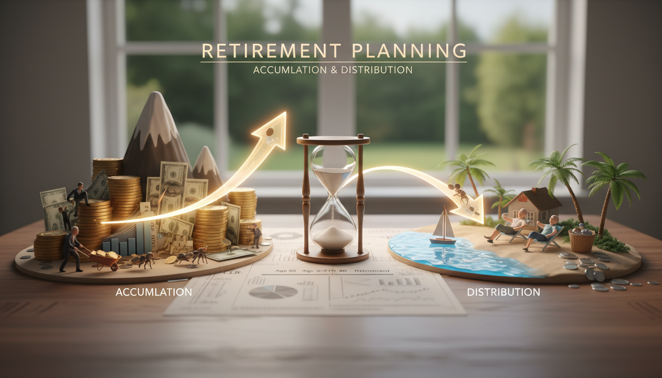 Modern wooden building with large glass window, set against mountain landscape with grassy foreground.