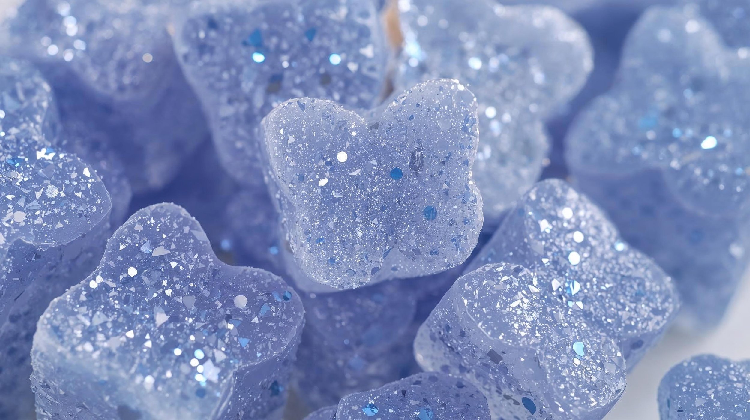 🦋 Butterfly Glitter Cubes