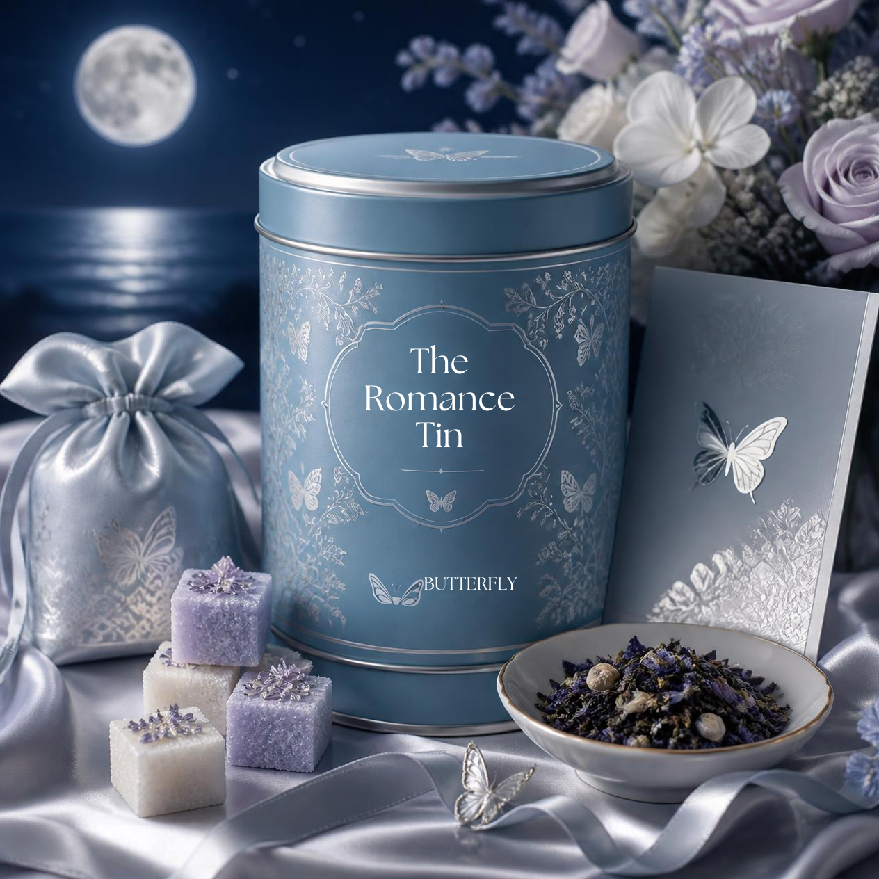 The Romance Tin ($55 per guest)