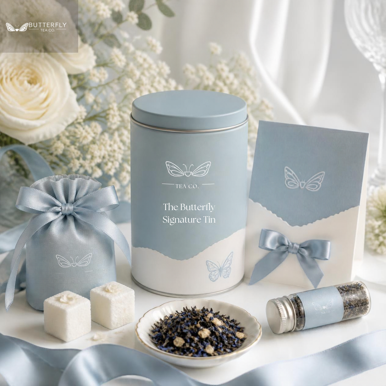 The Butterfly Signature Tin ($85 per guest)