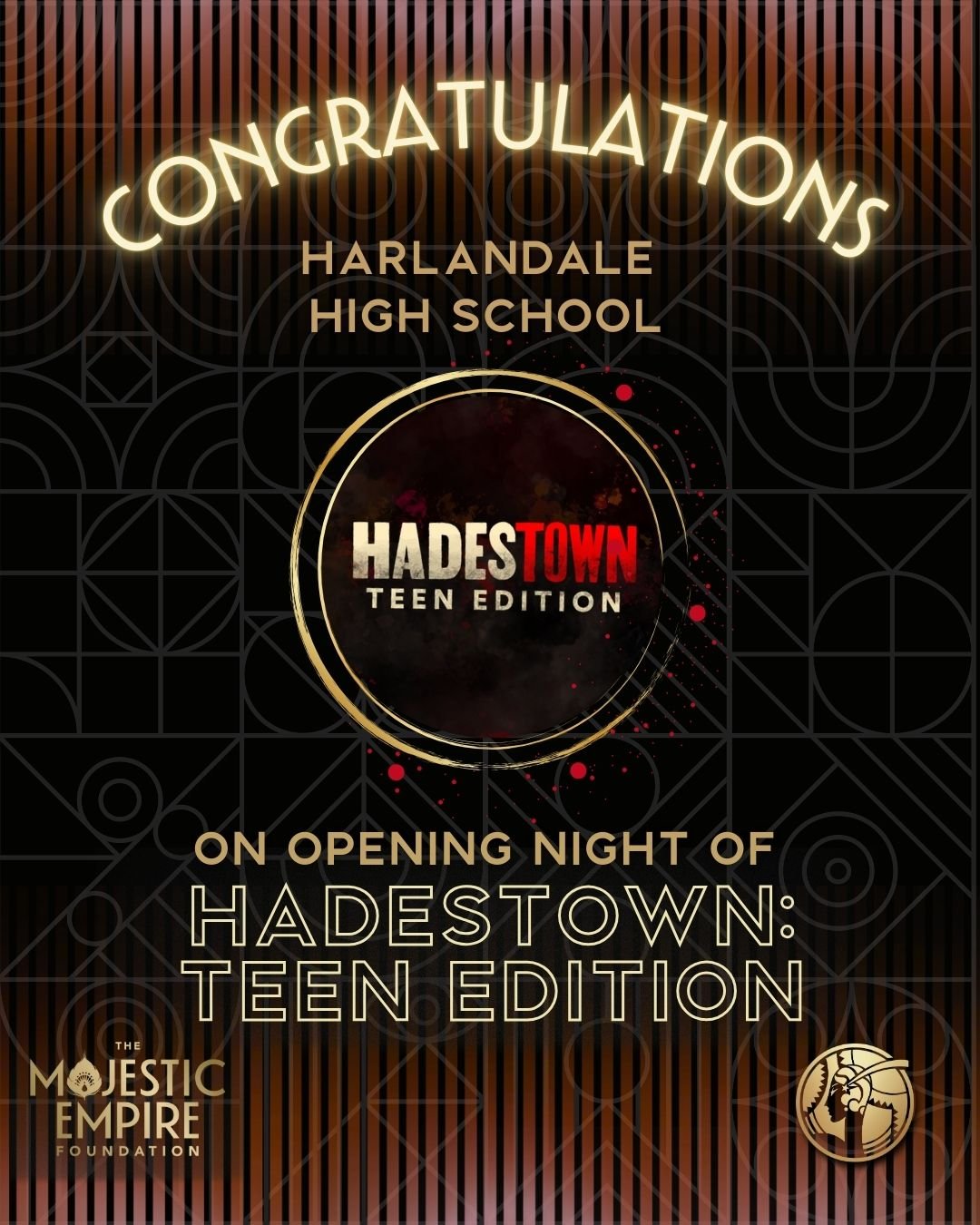 🎉 Happy Opening Night @HHSDreamcatcherTheatre and congratulations on your production!

#supportlocalarts #artseducation #artseducationmatters