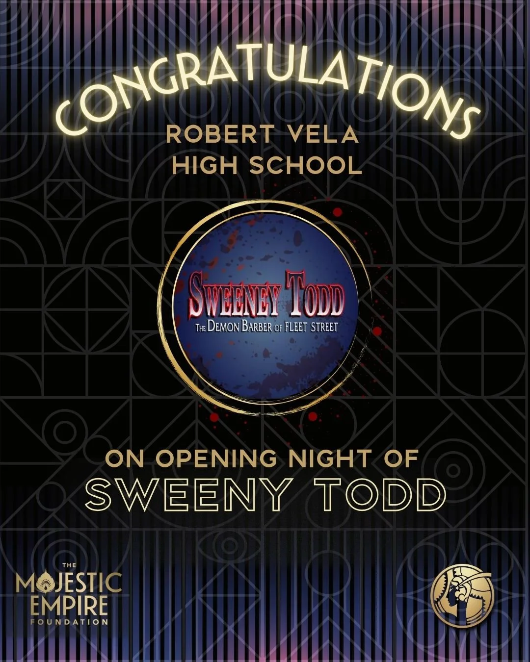 🎉 Happy Opening Night Robert Vela High School and congratulations on your production!

#supportlocalarts #artseducation #artseducationmatters