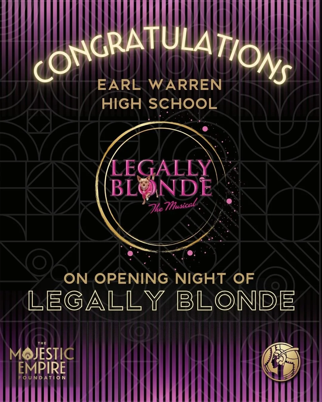 🎉 Happy Opening Night Earl Warren High School and congratulations on your production!

#supportlocalarts #artseducation #artseducationmatters