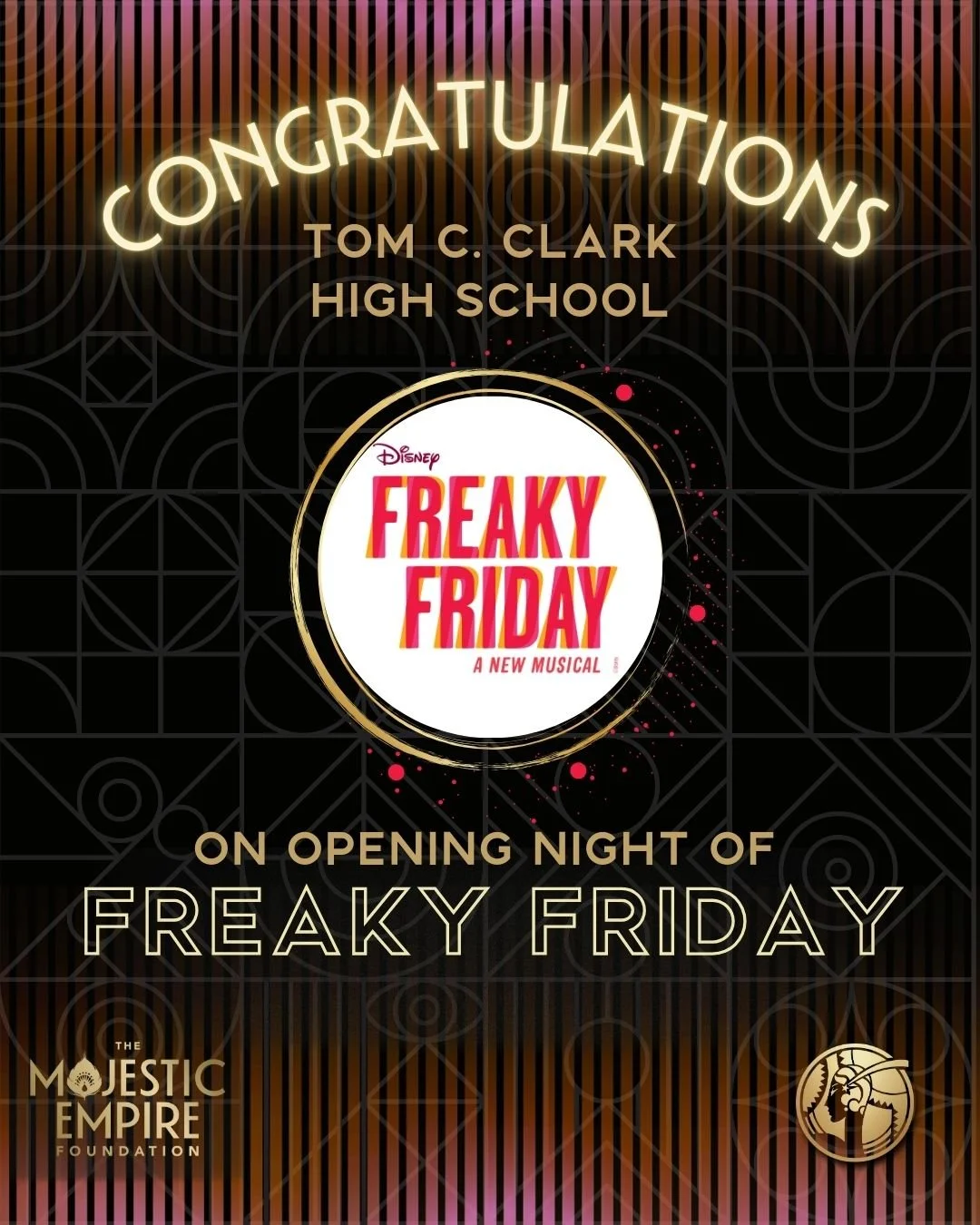 🎉 Happy Opening @tomclarktheatre @nisdclark congratulations on your production! #supportlocalarts #artseducation #artseducationmatters