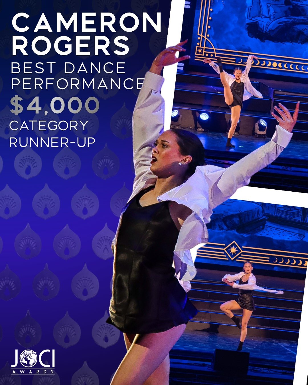 Cameron Rogers from @northeastschoolofthearts connected movement to pure expression in her podium-placing dance to &ldquo;With You&rdquo; from Ghost: The Musical, earning her a $4,000 scholarship and 2nd place in the Best Dance Performance Category! 