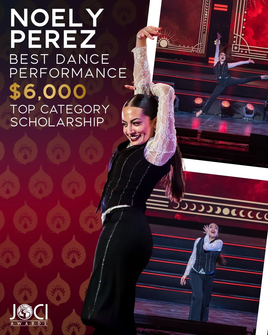 Senior @sotomayorthtr @nisd_sotomayor_official student, Noely Perez, showcased her masterful dance to "Maybe This Time" from Cabaret featuring precise execution of technique and expert storytelling! This number earned her 1st place in the B