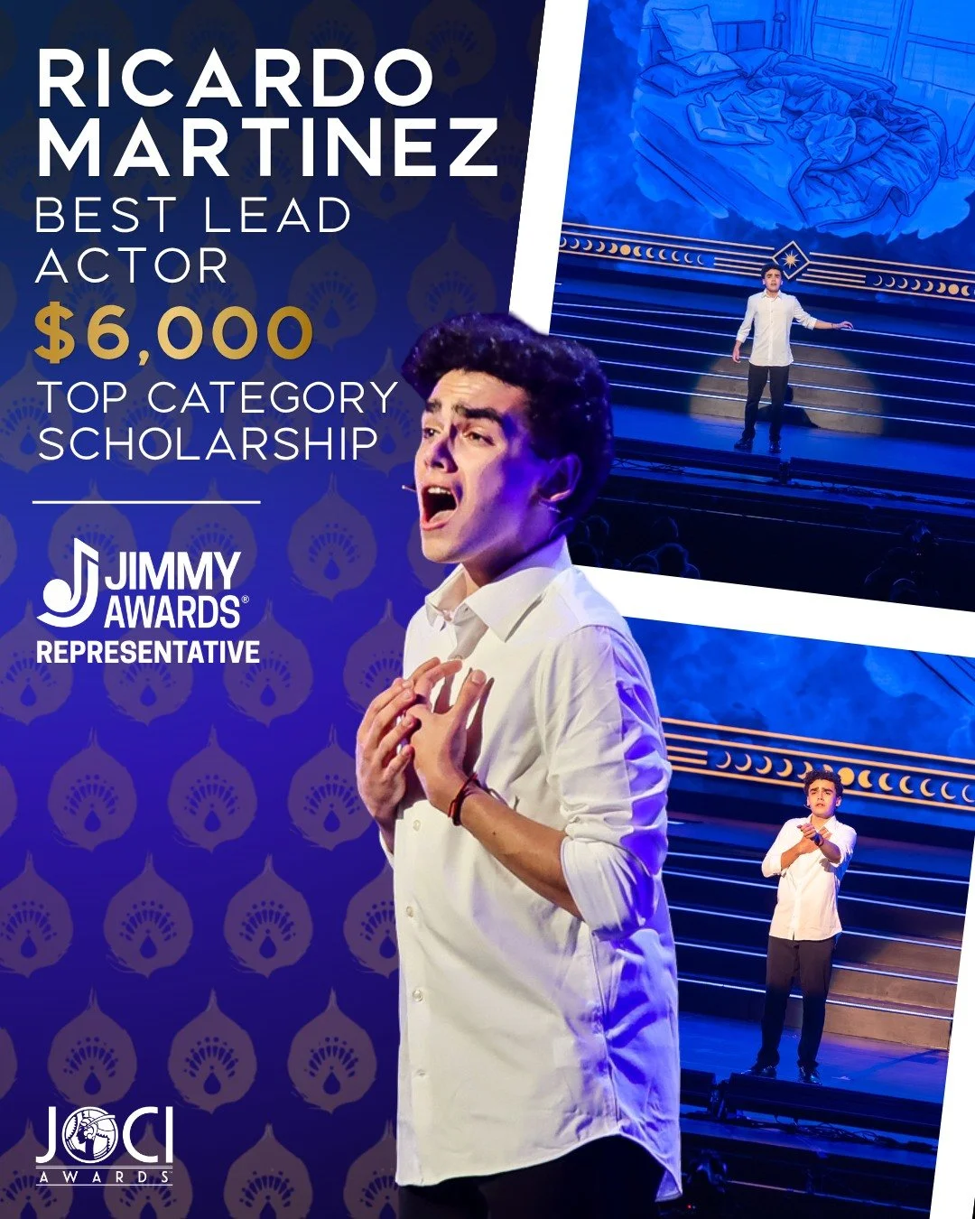 Ricardo Martinez from @keystoneschool1948 put everything into his performance of Jamie Wellerstein from "The Last Five Years." Singing &ldquo;Nobody Needs To Know,&rdquo; Ricardo combined crafted technique with truth-driven narrative to acc