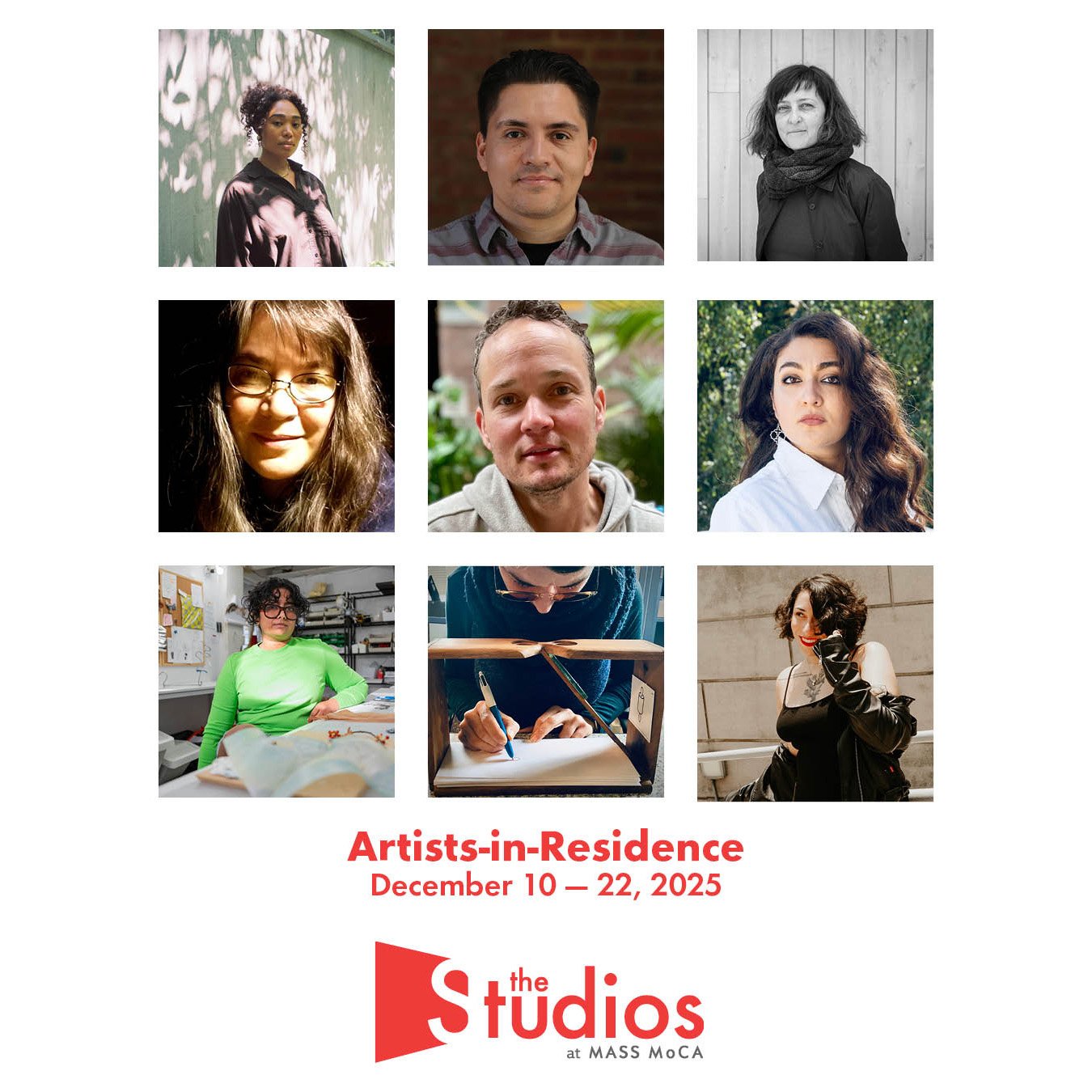Welcome December’s Artists-in-Residence!