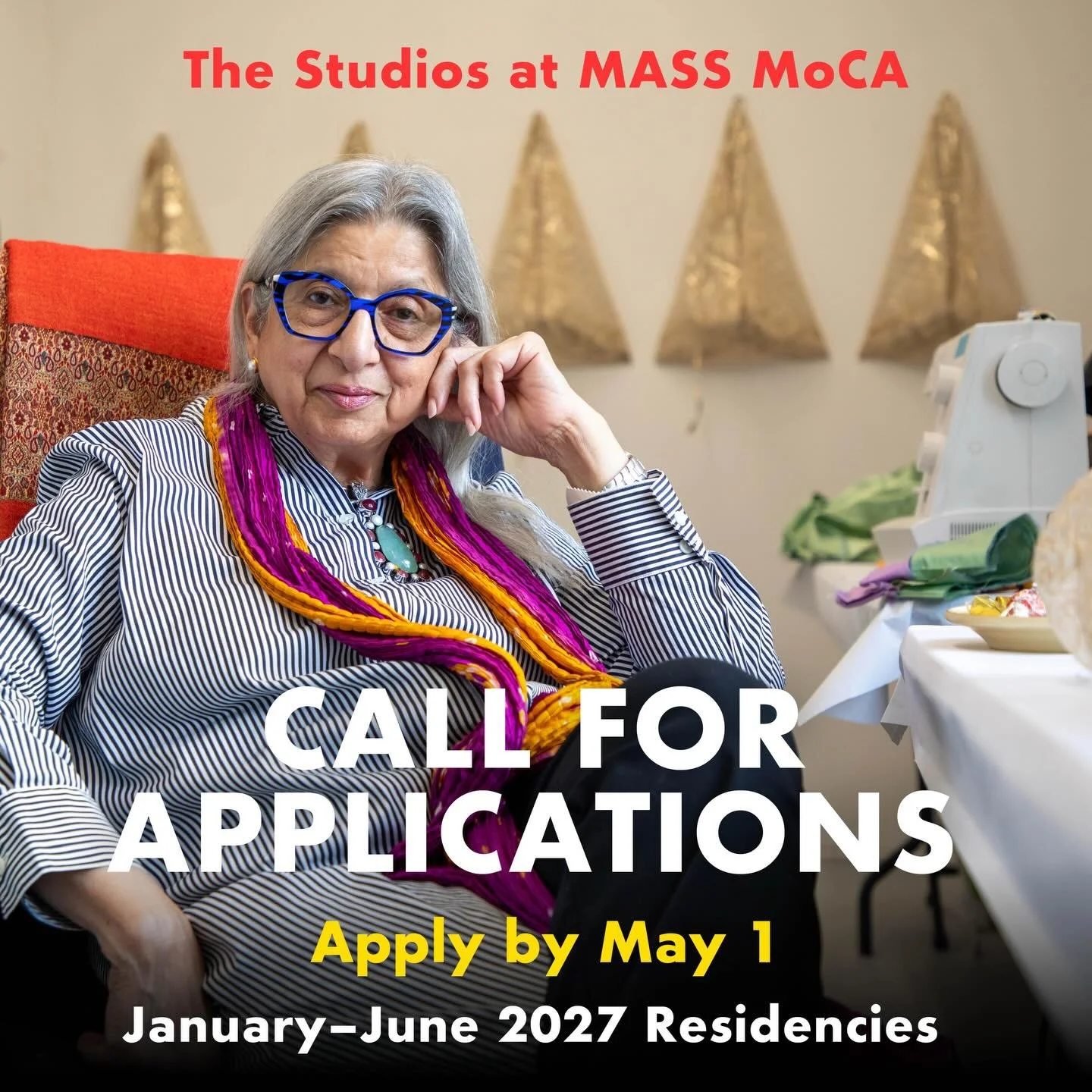 📣 Our General Application for January&ndash;June 2027 residencies at the Studios at MASS MoCA is now open! Fellowships &amp; Financial Aid are available.

⭐ La aplicaci&oacute;n general tambi&eacute;n est&aacute; disponible en espa&ntilde;ol.

📆 Ap