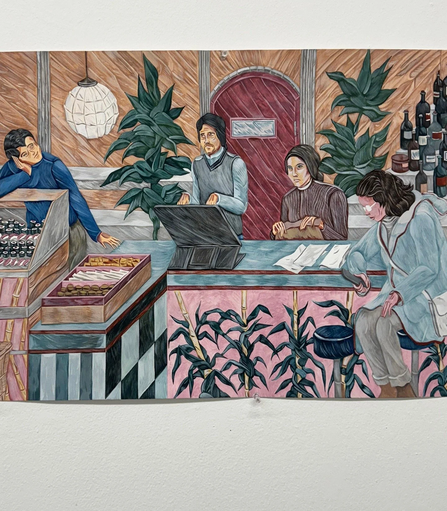 Meet recent Studios AIR Shrimanti Saha!

Shrimanti Saha is an Indian artist working in the medium of drawing, painting and animation. She creates layered narrative structures with references from a range of sources like history, literature, mythology