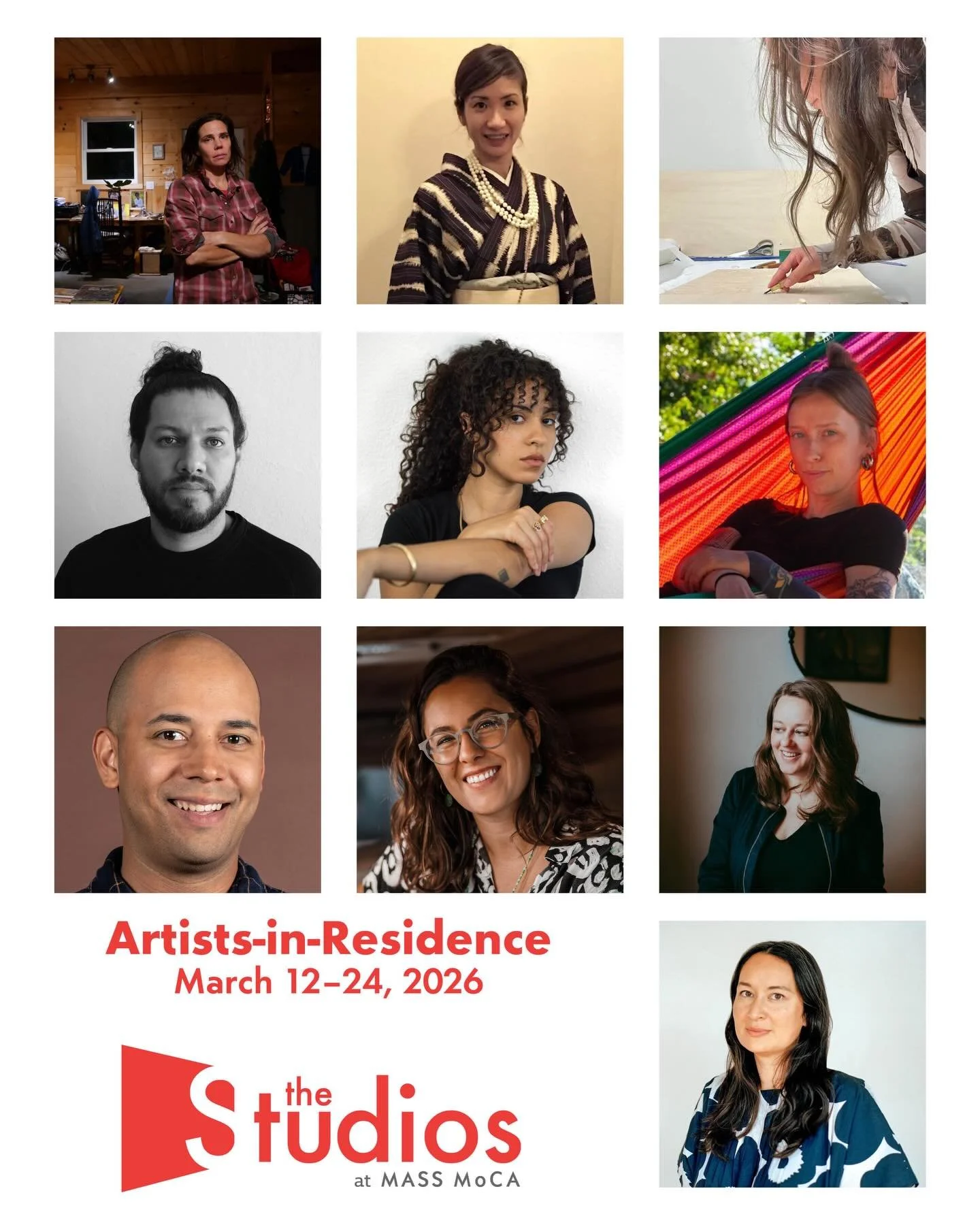 Join us in welcoming our newest cohort of Artists-in-Residence to the Studios at MASS MoCA! This group will be in residence from March 12&ndash;March 24:

Spring Ulmer
Aricoco (@runawayaricoco)
Monika Lin (@monikalinart)
Paulo Jacobo Alonso (@jacobo.