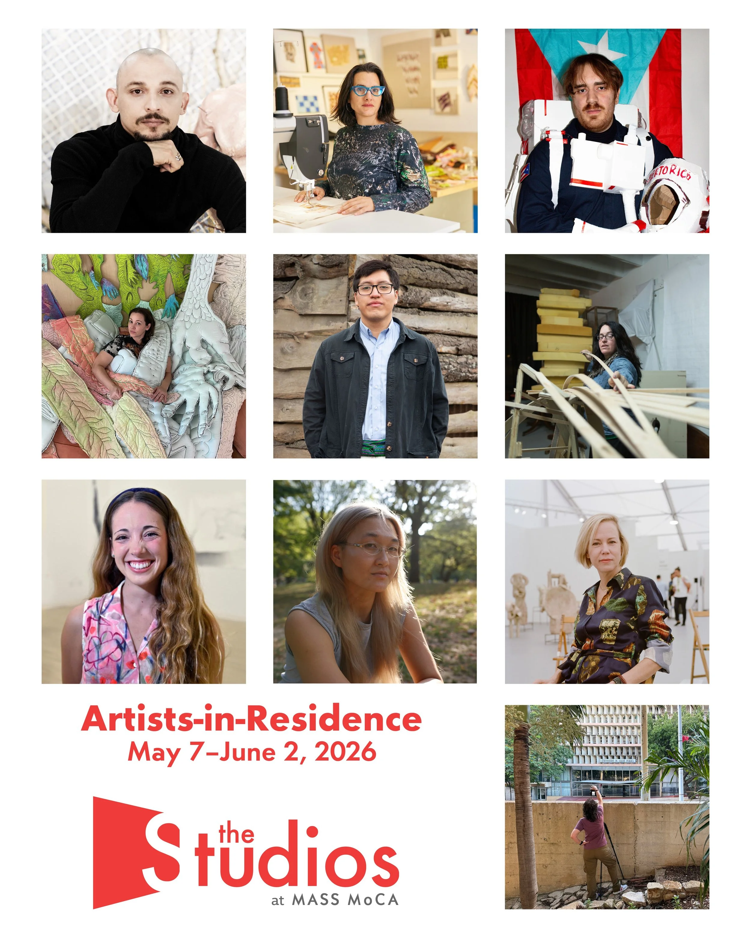 Join us in welcoming our newest cohort of Artists-in-Residence to the Studios at MASS MoCA! This group will be in residence from May 7&ndash;June 4 and includes 6 artists from South Florida through our Home &amp; Away partnership with Oolite Arts Mia