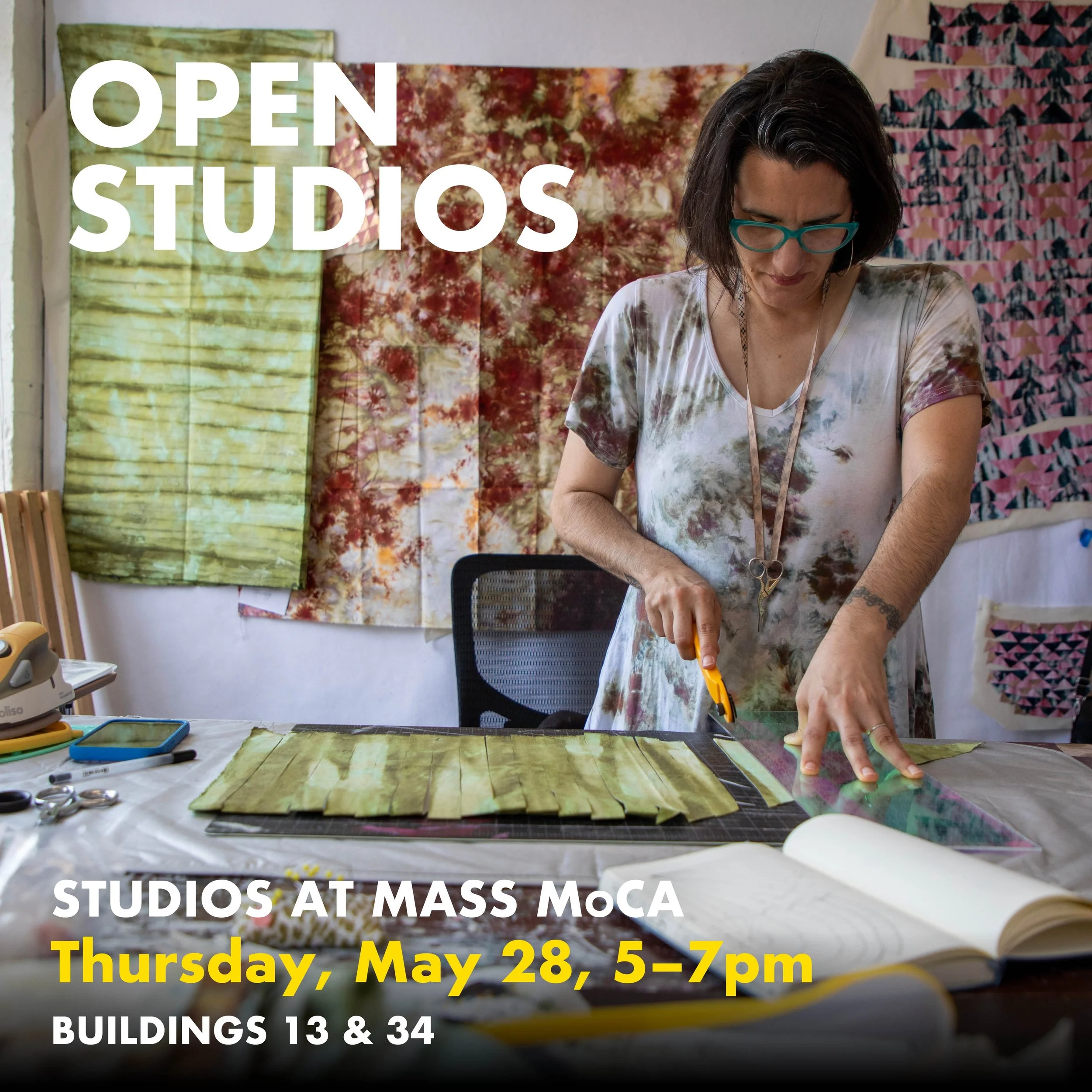 Get to know our current artists-in-residence and what they&rsquo;ve been up to at Open Studios! We invite you for an evening of art and conversation on Thursday, May 28 from 5&ndash;7pm. As always, Open Studios is free and open to all.

This four-wee