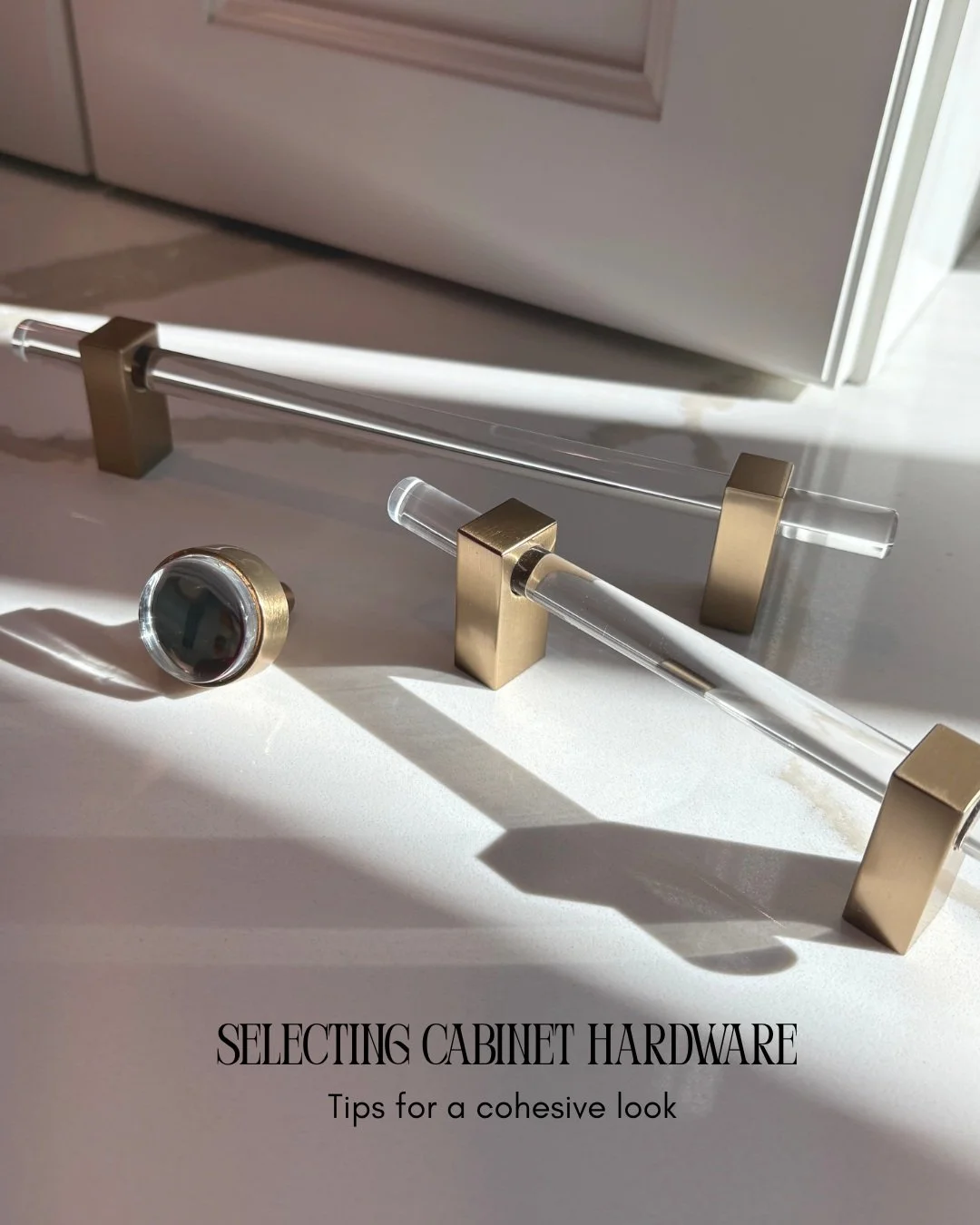 The right hardware combination makes all the difference. 

When selecting cabinet hardware, it&rsquo;s not just about the finish, but also the placement, scale, and function of each piece. Knobs can create a classic look, while pulls offer both style