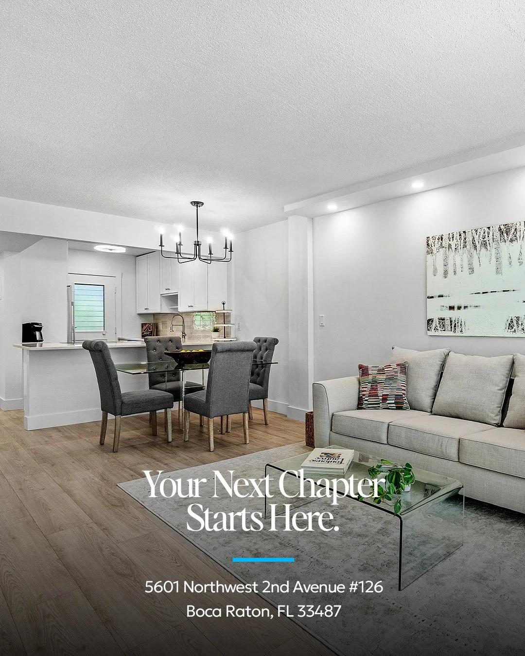 Beautifully RENOVATED 1-bedroom condo with a den that can be converted to a 2nd bedroom. This light, bright open-concept 1st-floor unit includes updates such as 42-inch cabinets plus a pantry closet for extra storage, plenty of closet space, new AC, 