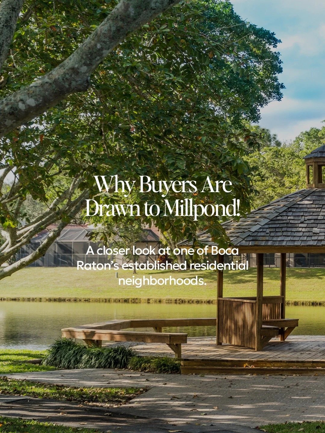 There is a reason Millpond continues to stand out to Boca Raton buyers. The neighborhood has an established, welcoming feel, distinctive homes, and the kind of streets that invite you to slow down and take a closer look.

But choosing a neighborhood 